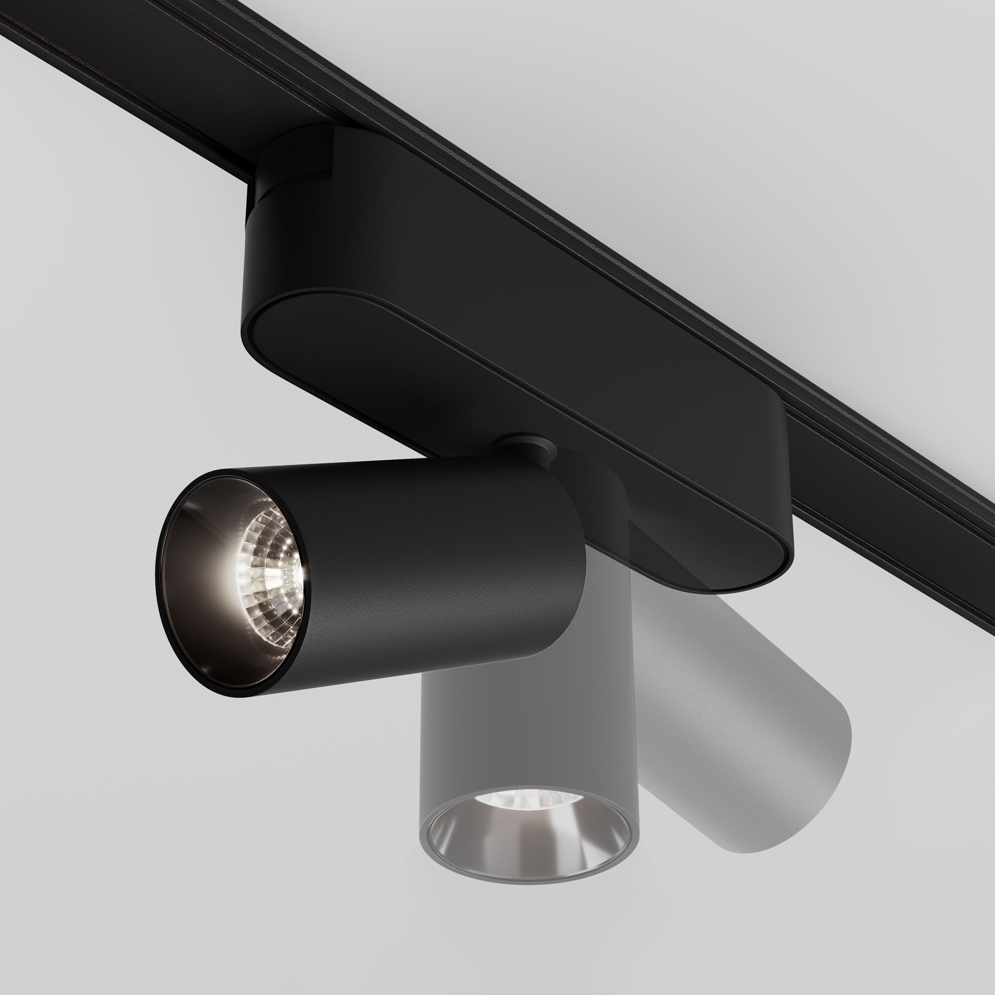 Corp de iluminat pe șină Focus LED, Aluminiu Negru, 5W, MAYTONI TR103-1-5W4K-M-B [7]