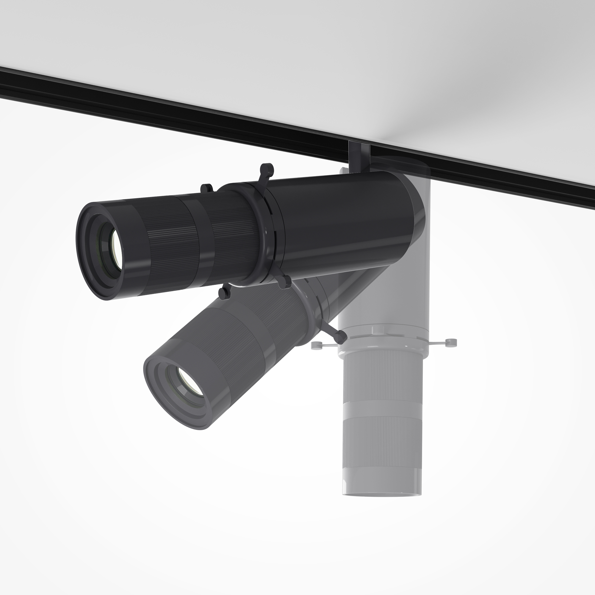 Corp de iluminat pe șină Gala, Aluminiu Negru, 10W, MAYTONI TR108-2-10W3K-B [12]