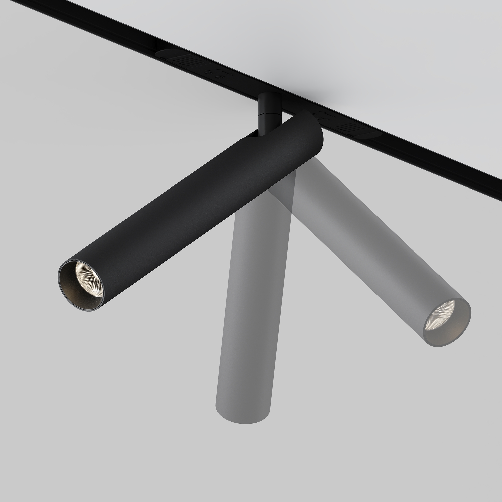 Corp de iluminat pe șină Focus T, Aluminiu Negru, 6W, MAYTONI TR141-2-6W3K-M-B [12]
