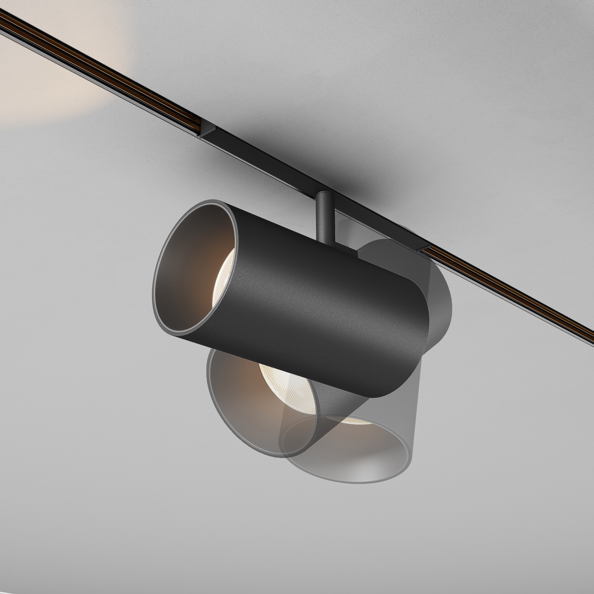 Corp de iluminat pe șină Focus LED Negru Aluminiu 18W MAYTONI TR243-18W2.7-6K-B-DE [10]