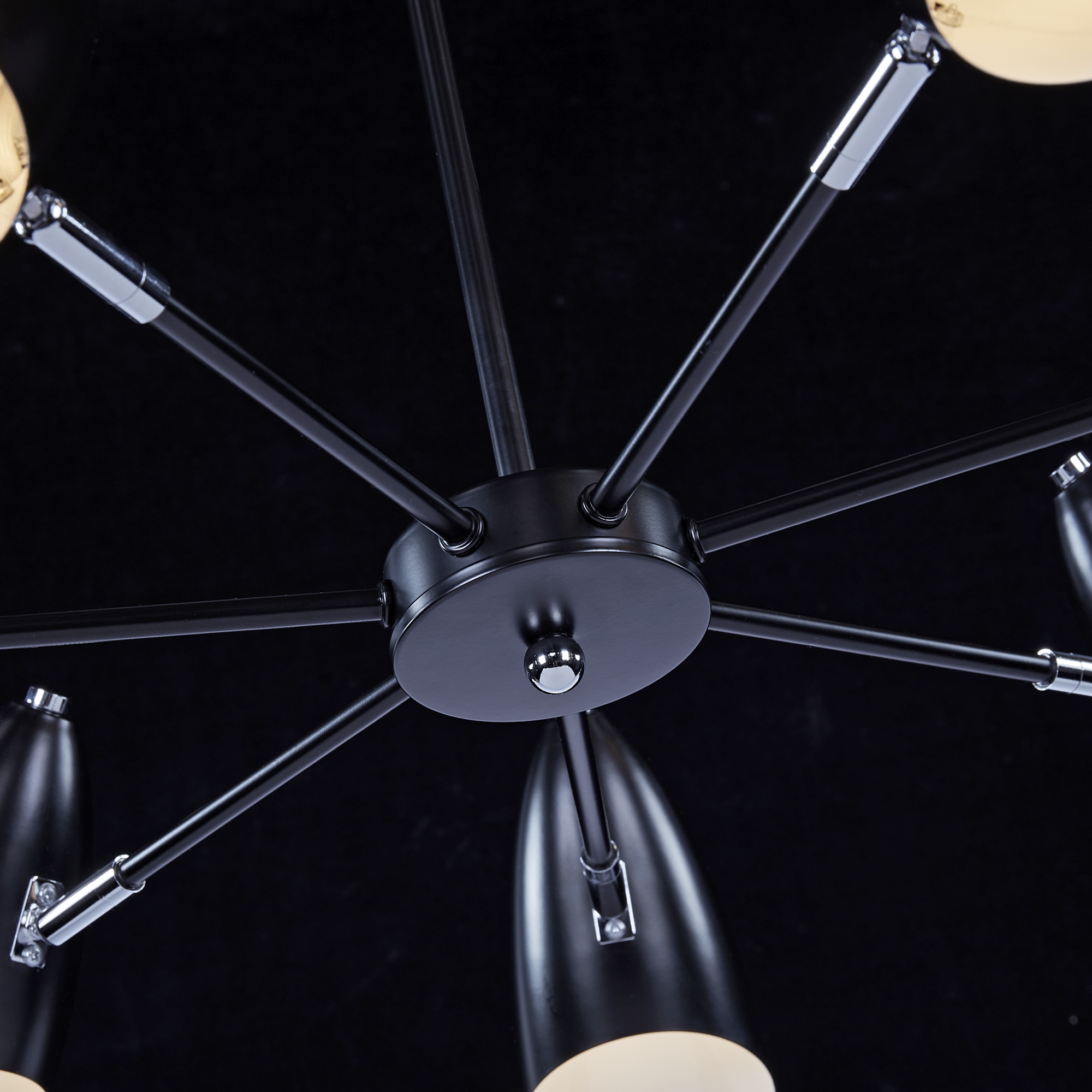 Produse - Candelabru Aida, Metal Negru, 40W, MAYTONI MOD033PL-07B