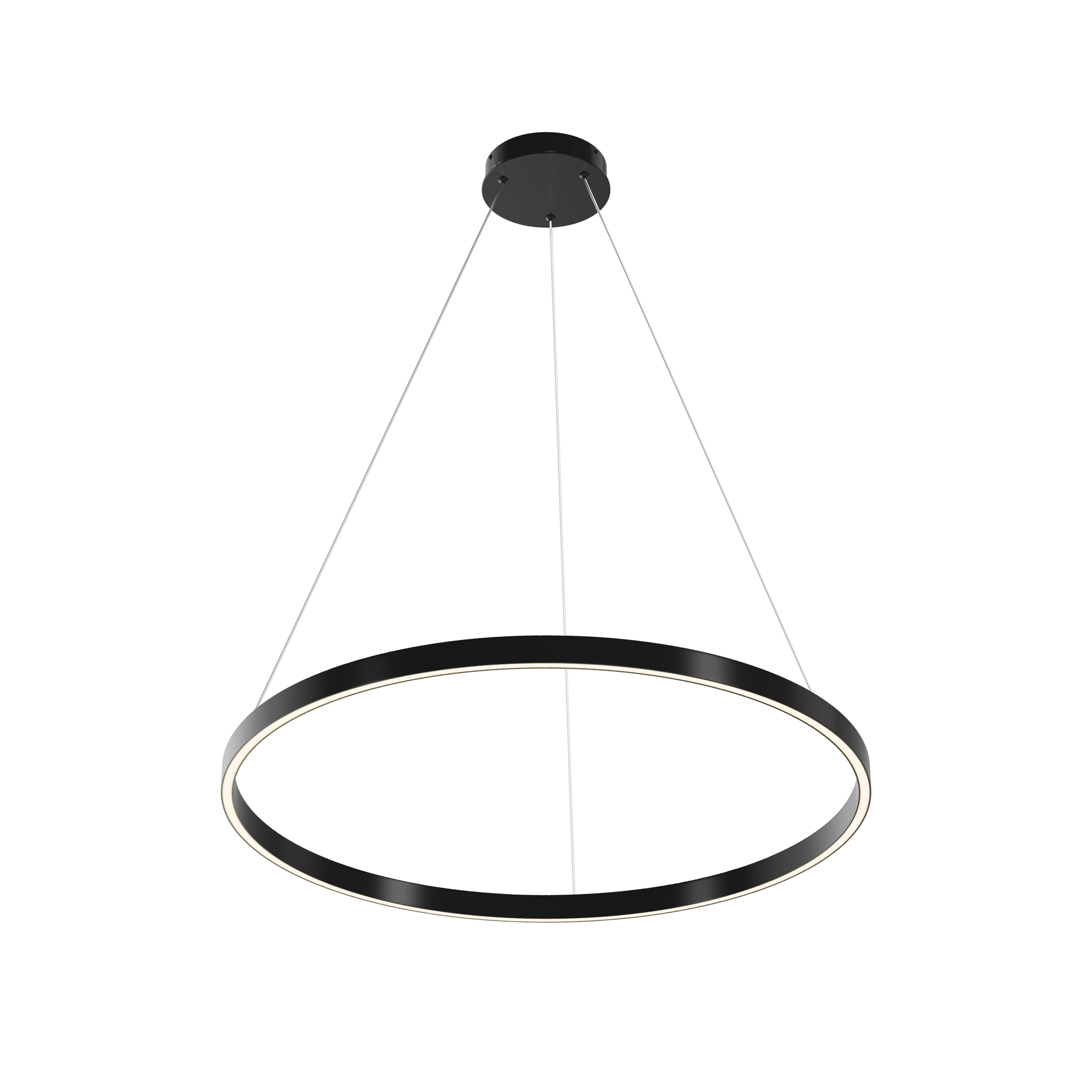 Produse - Corp de iluminat suspendat Rim, Aluminiu Negru, 51W, MAYTONI MOD058PL-L42BK