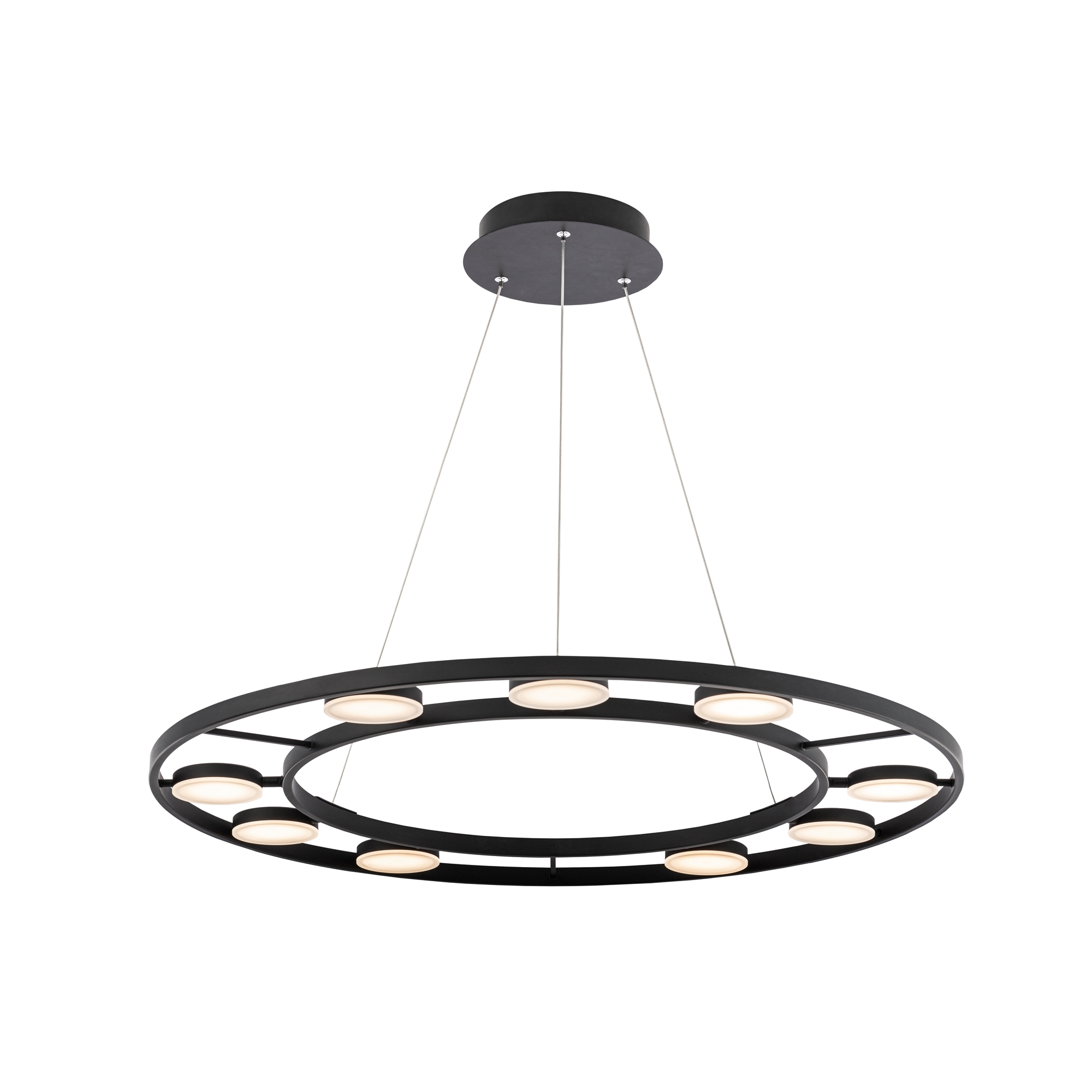 Produse - Corp de iluminat suspendat Fad, Metal Negru, 63W, MAYTONI MOD070PL-L63B3K