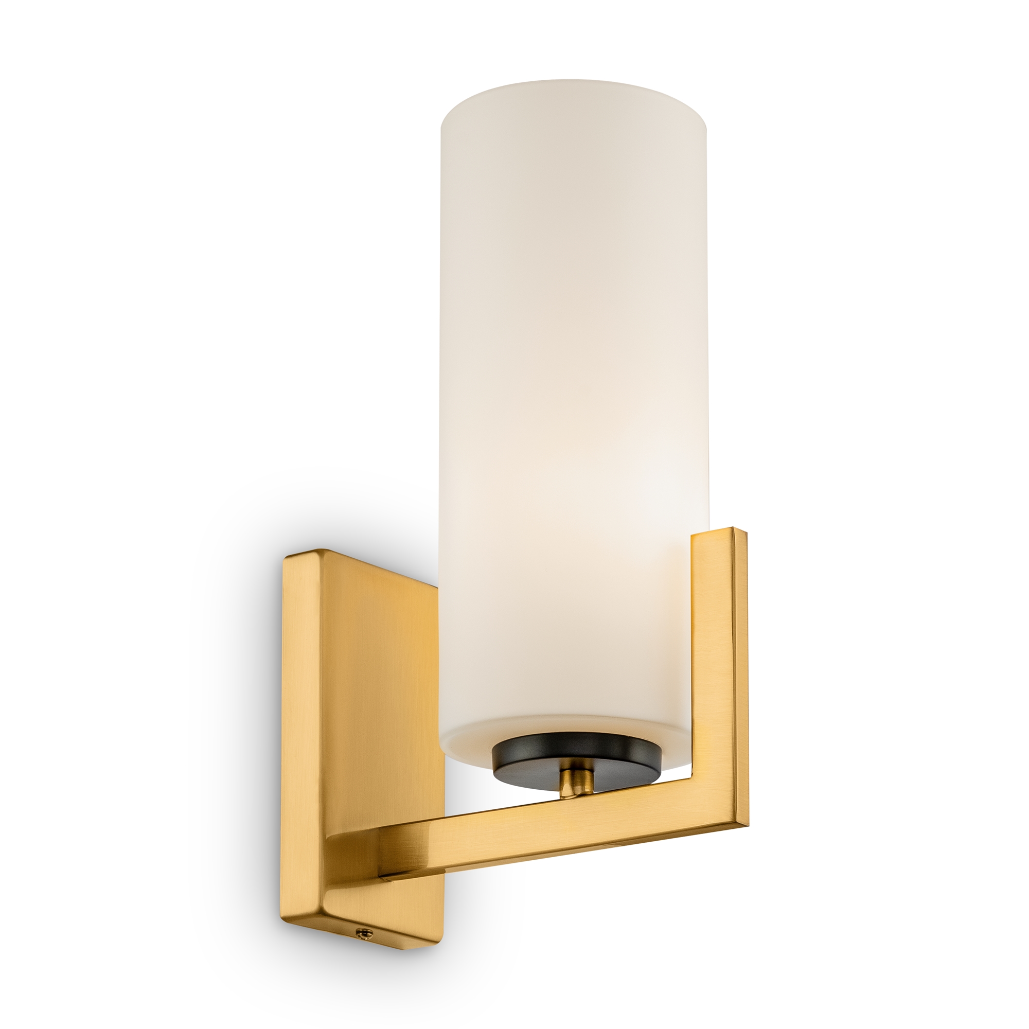 Produse - Aplică de perete Fortano, Metal Negru și alamă, 40W, MAYTONI MOD089WL-01BS
