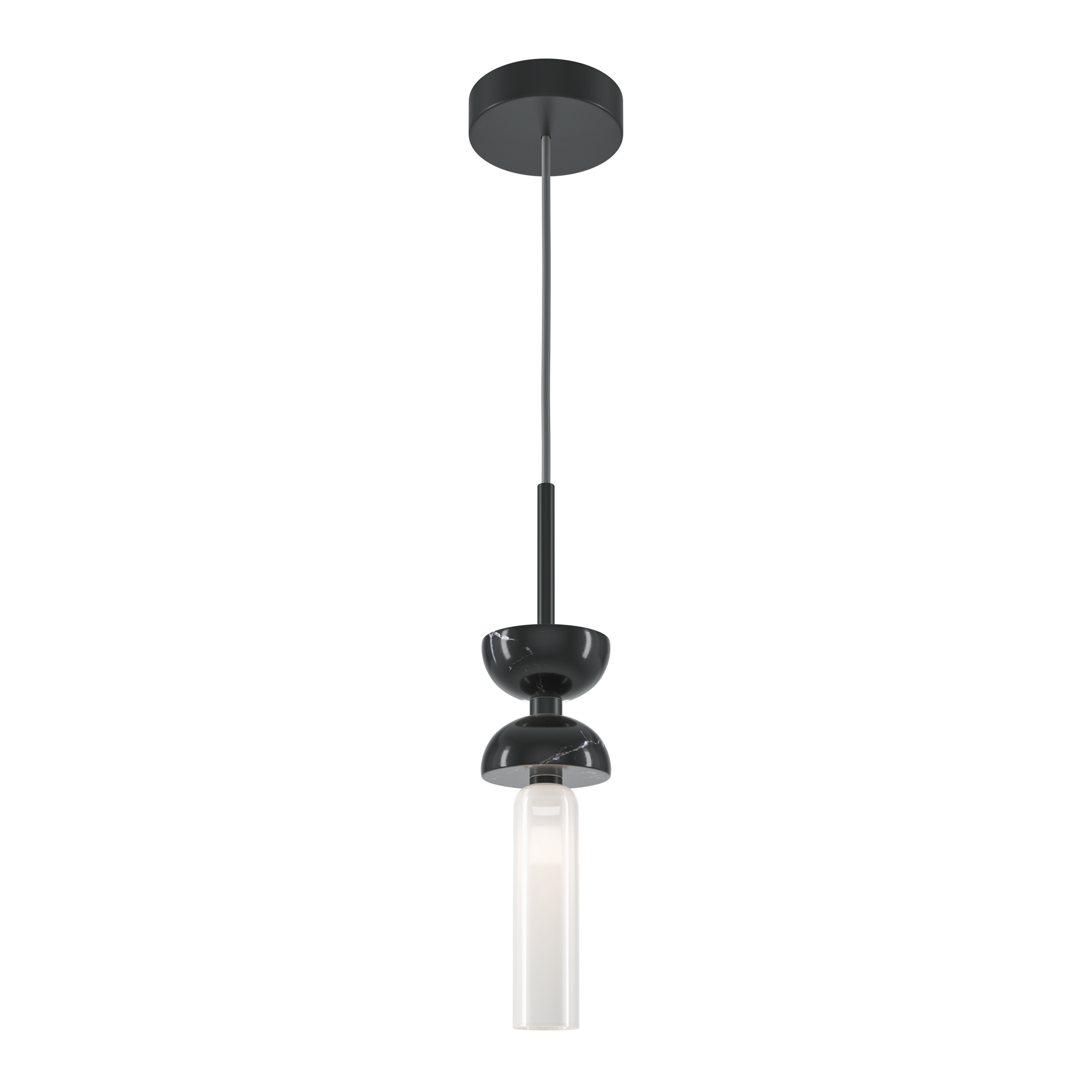 Produse - Corp de iluminat suspendat Kyoto, Metal și marmură Negru, 28W, MAYTONI MOD178PL-01B