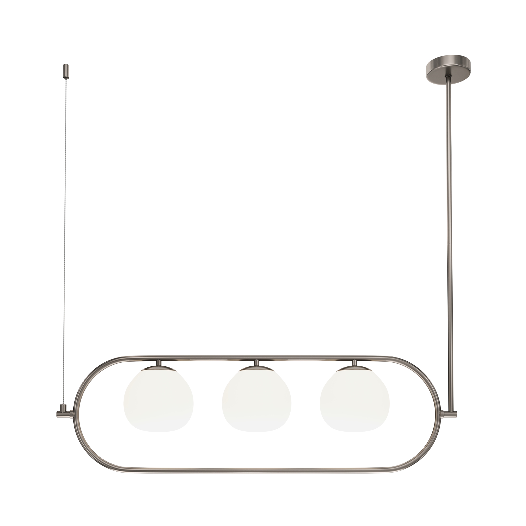 Produse - Corp de iluminat suspendat Erich, Metal Nichel, 40W, MAYTONI MOD221PL-03N