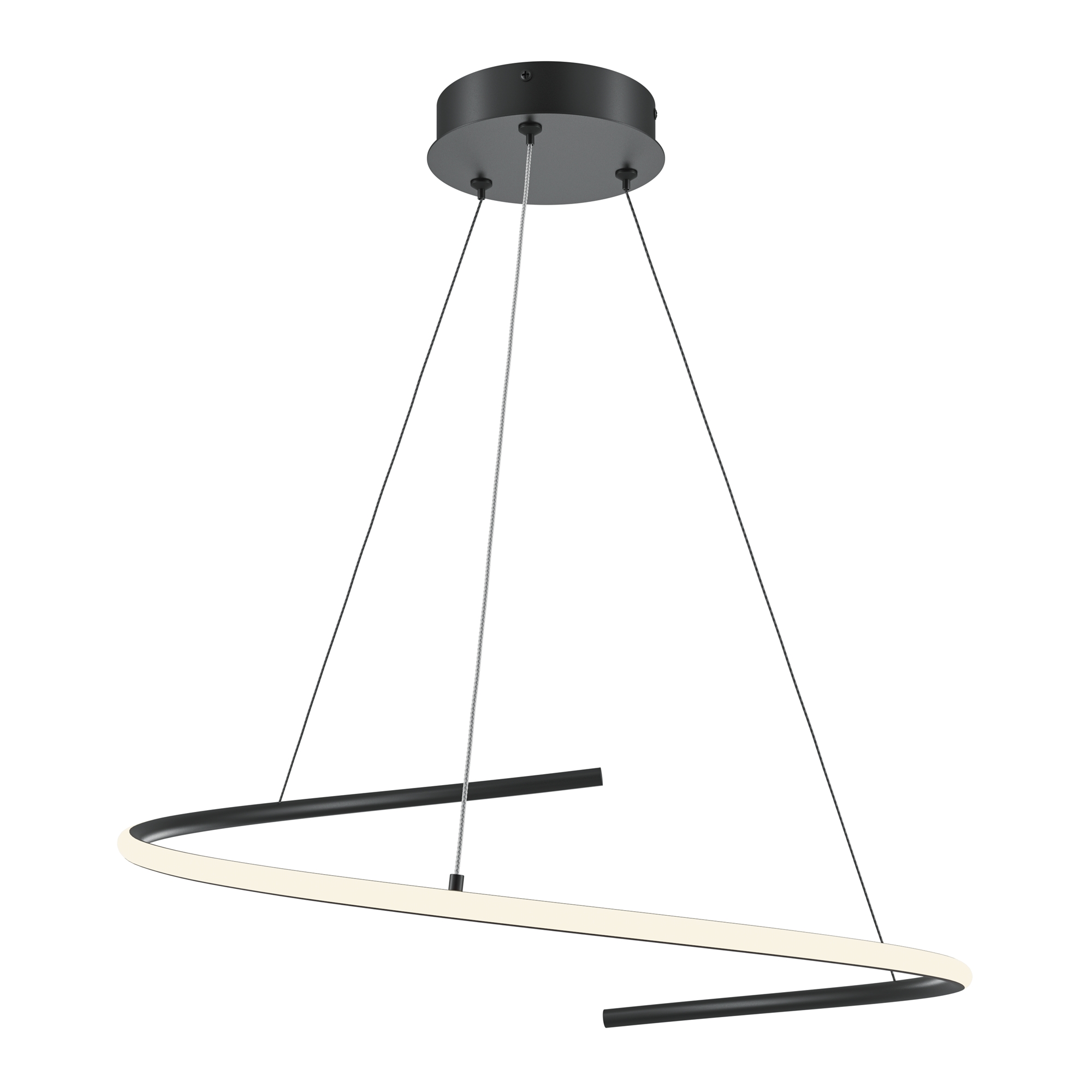 Produse - Corp de iluminat suspendat CURVE, Aluminiu Negru, 31W, MAYTONI MOD242PL-L33BK