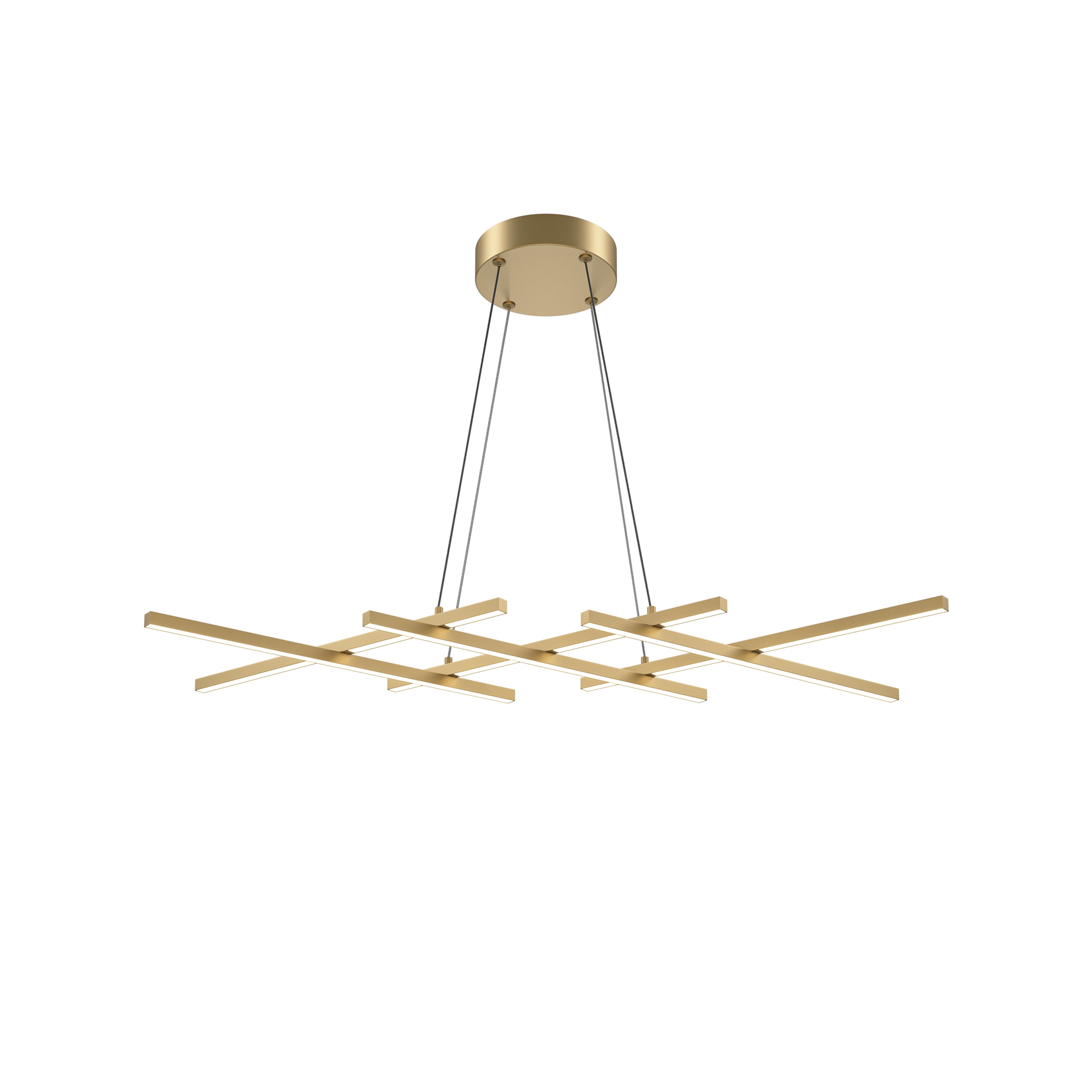 Produse - Corp de iluminat suspendat Halo, Aluminiu Alamă, 40W, MAYTONI MOD244PL-L50BSK
