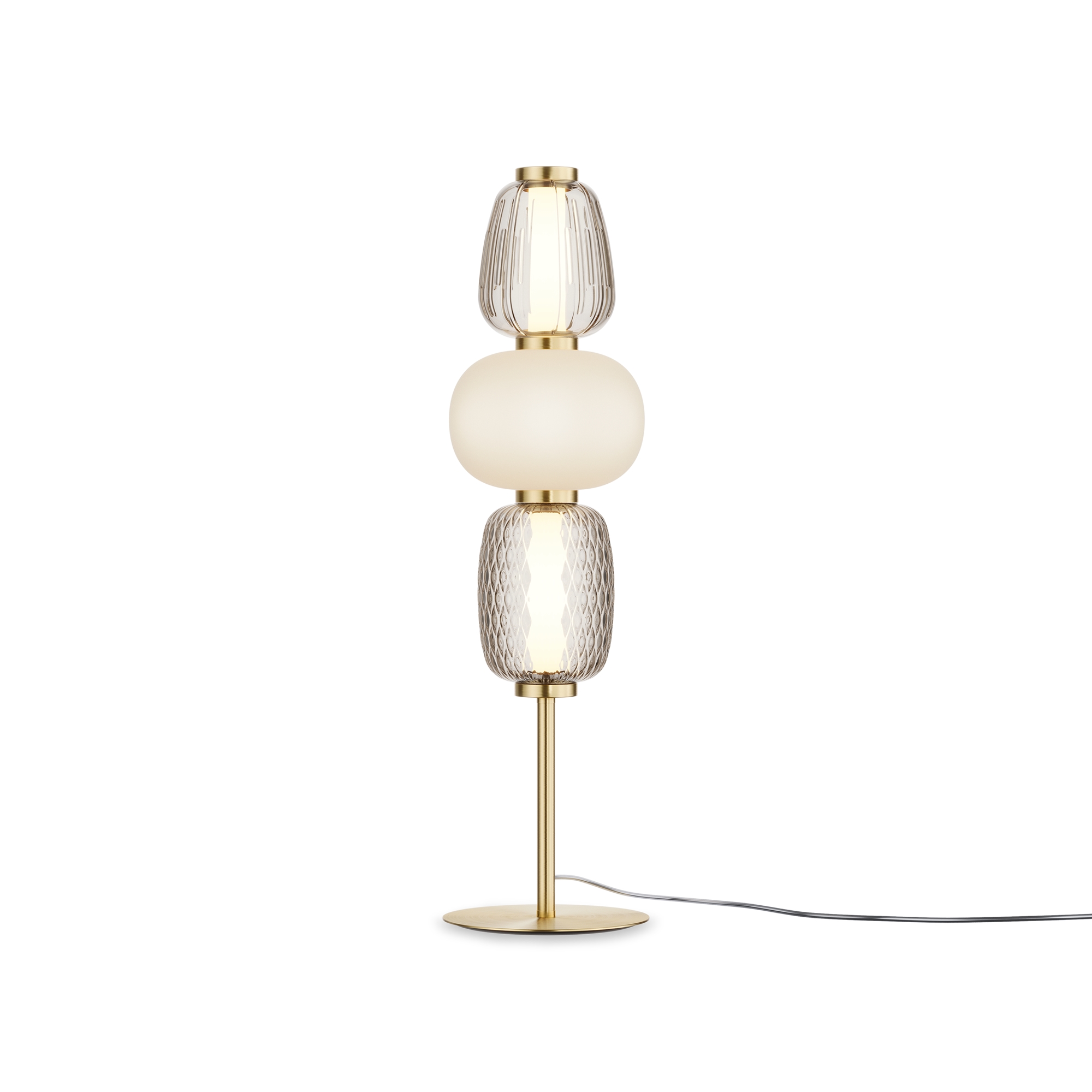 Produse - Lampă de masă PATTERN, Metal Auriu, 28W, MAYTONI MOD267TL-L28G3K