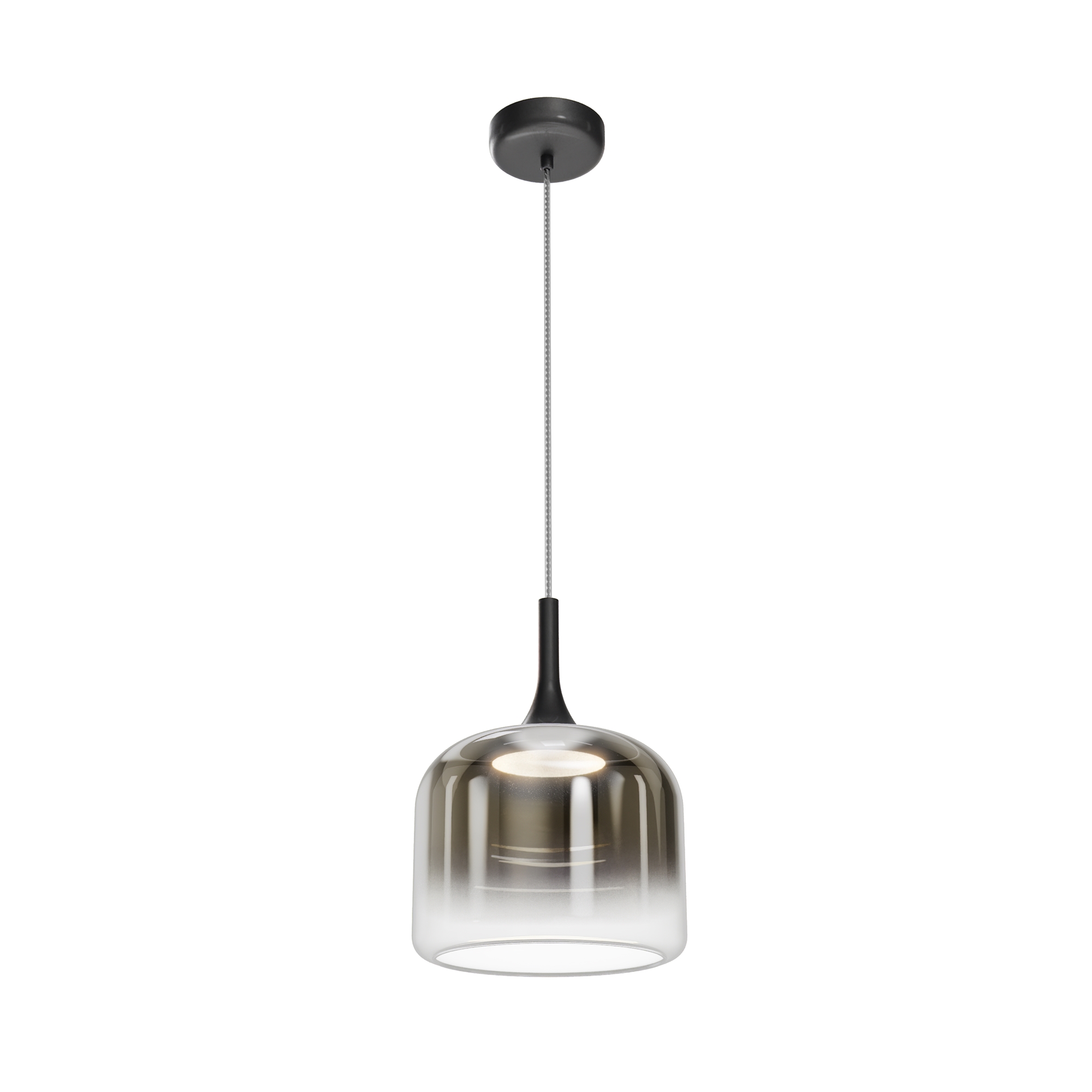 Produse - Corp de iluminat suspendat Spirito, Metal Negru, 12W, MAYTONI MOD286PL-L18B3K