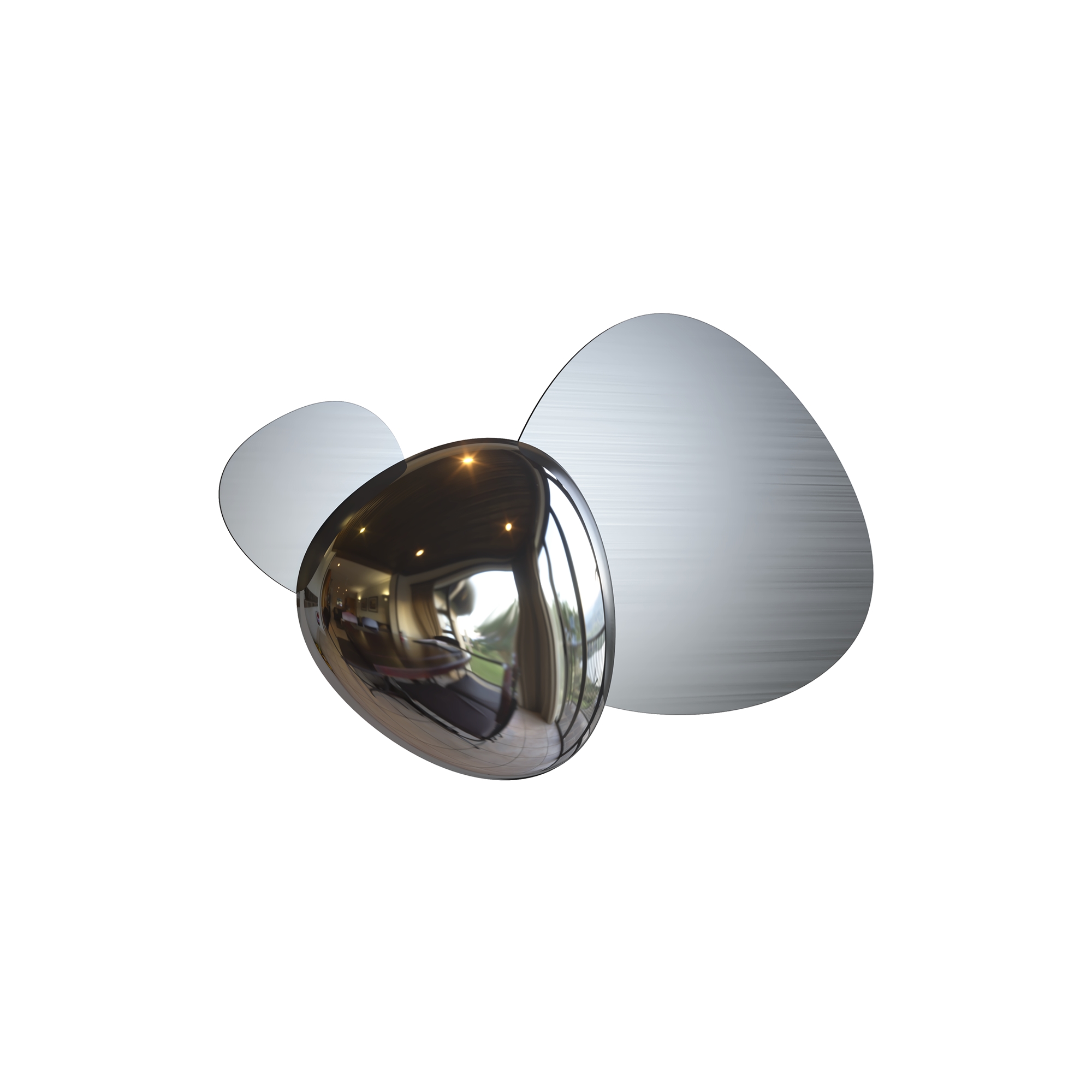 Produse - Aplică de perete Jack-stone, Oțel inoxidabil Nichel, 8W, MAYTONI MOD314WL-L8N3K