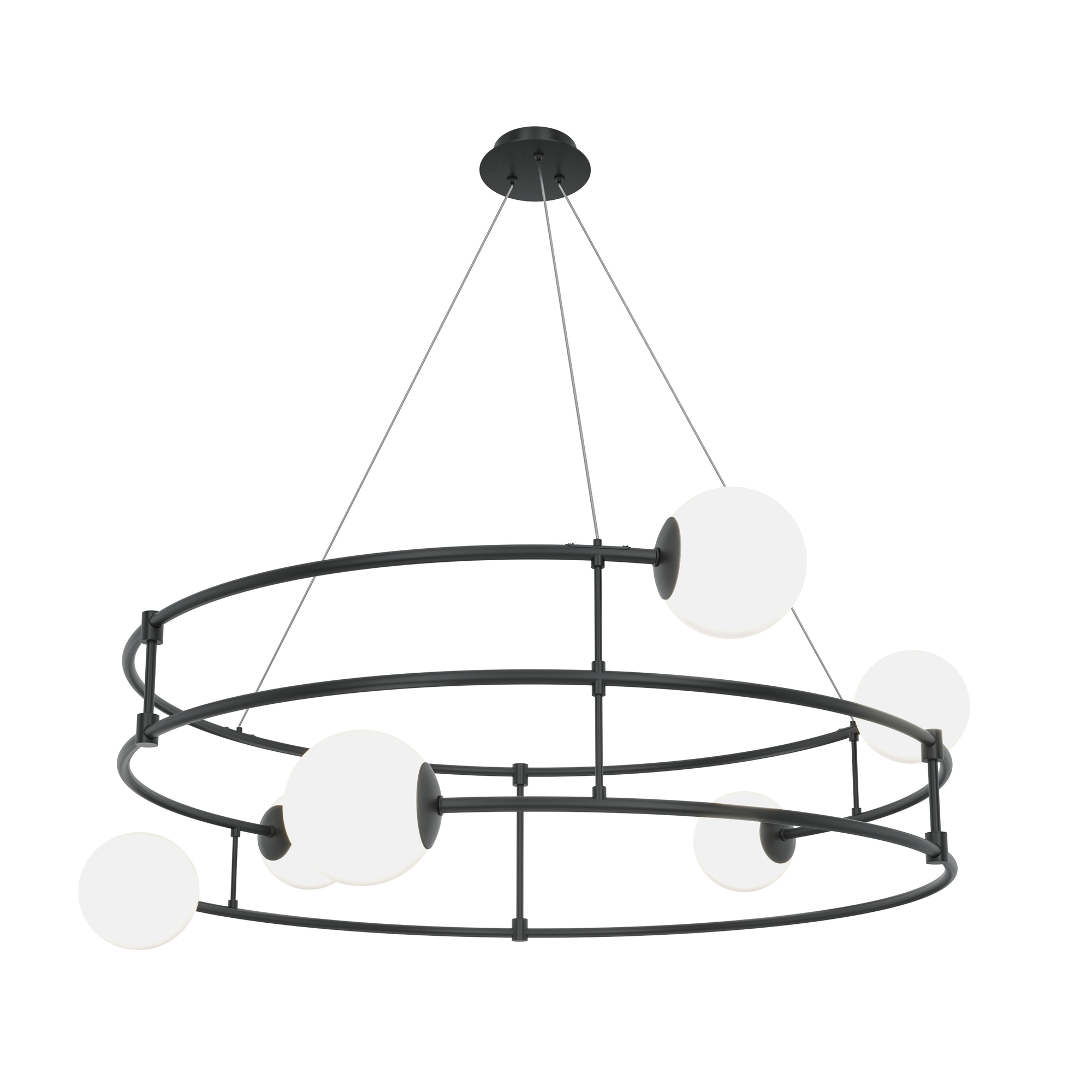 Produse - Corp de iluminat suspendat BALANCE, Metal Negru, 40W, MAYTONI MOD317PL-06B