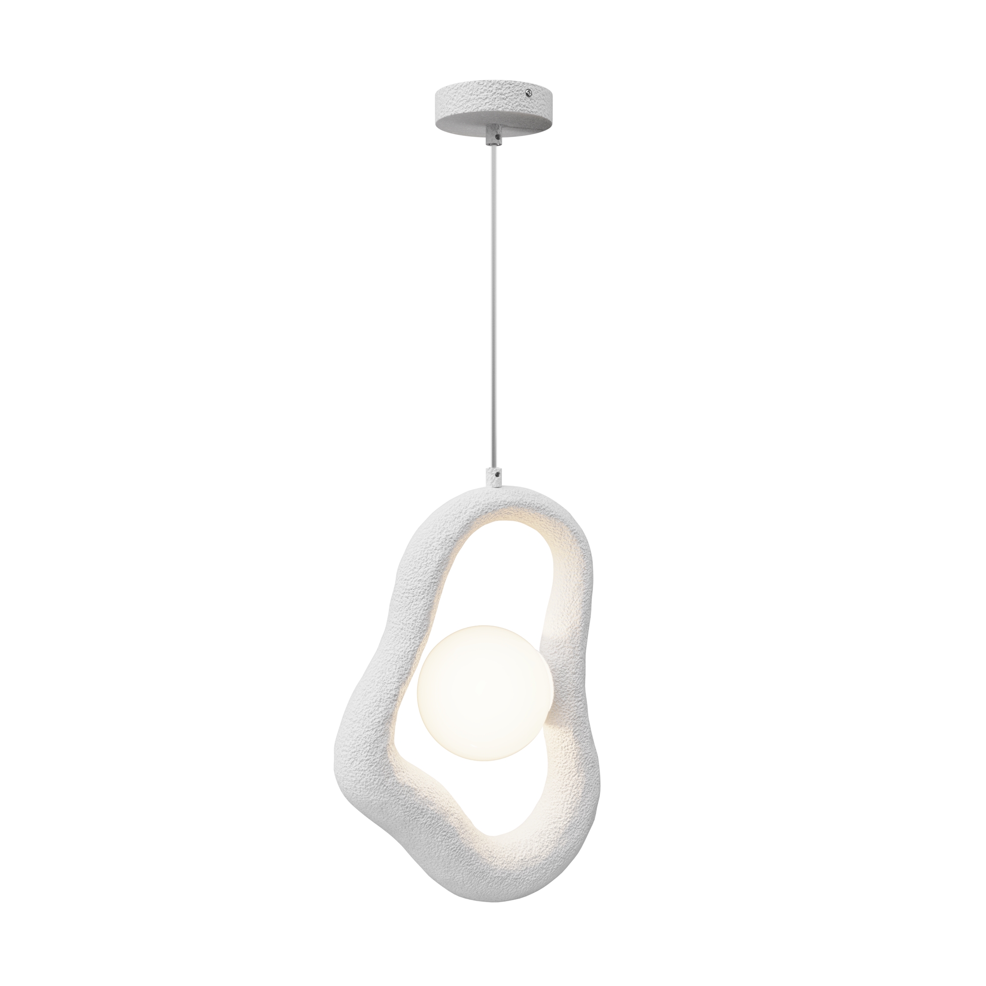 Produse - Corp de iluminat suspendat OPUS, Metal Alb, 28W, MAYTONI MOD380PL-01W