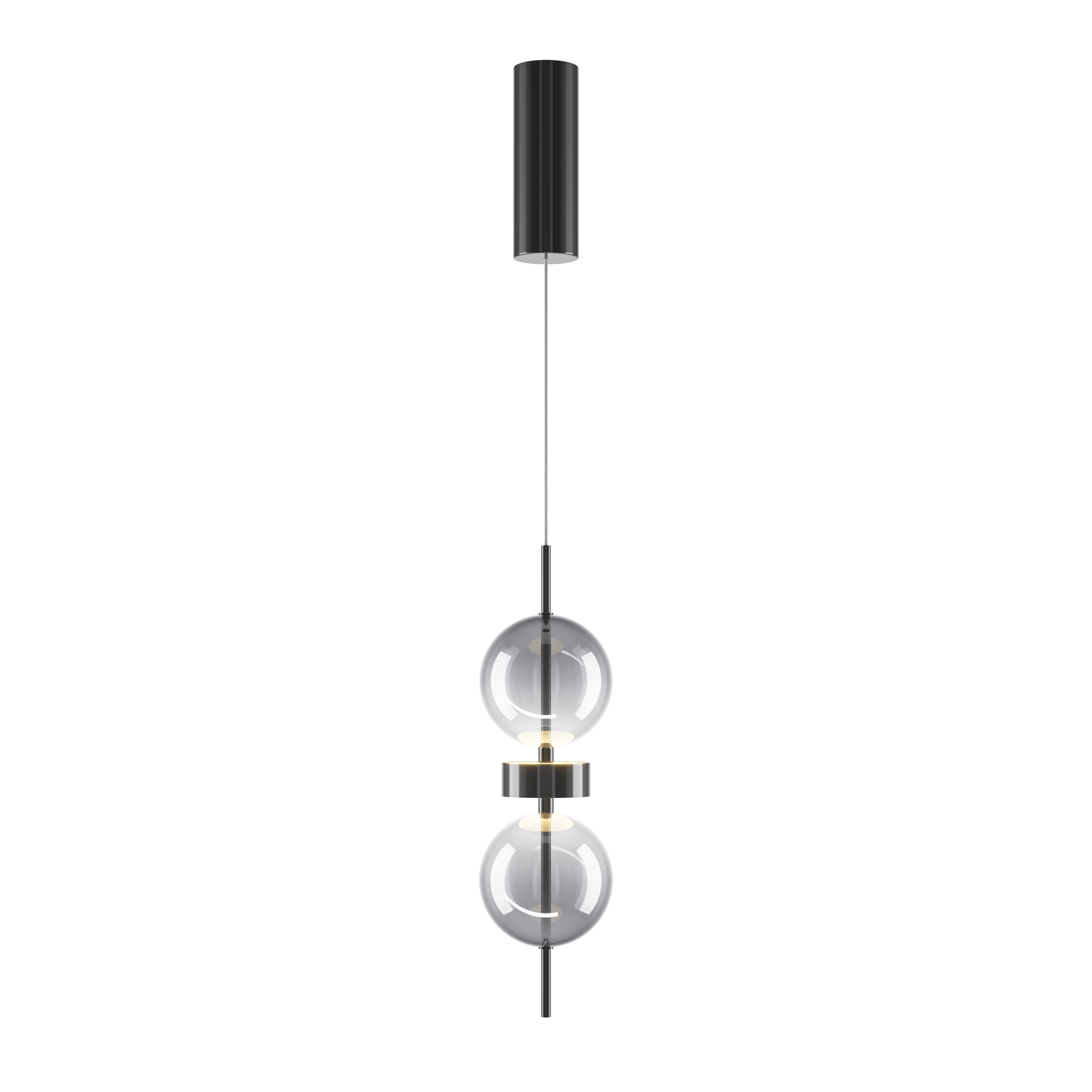 Produse - Corp de iluminat suspendat DOUBLE MOON, Metal Negru, 8W, MAYTONI MOD478PL-L8B3K