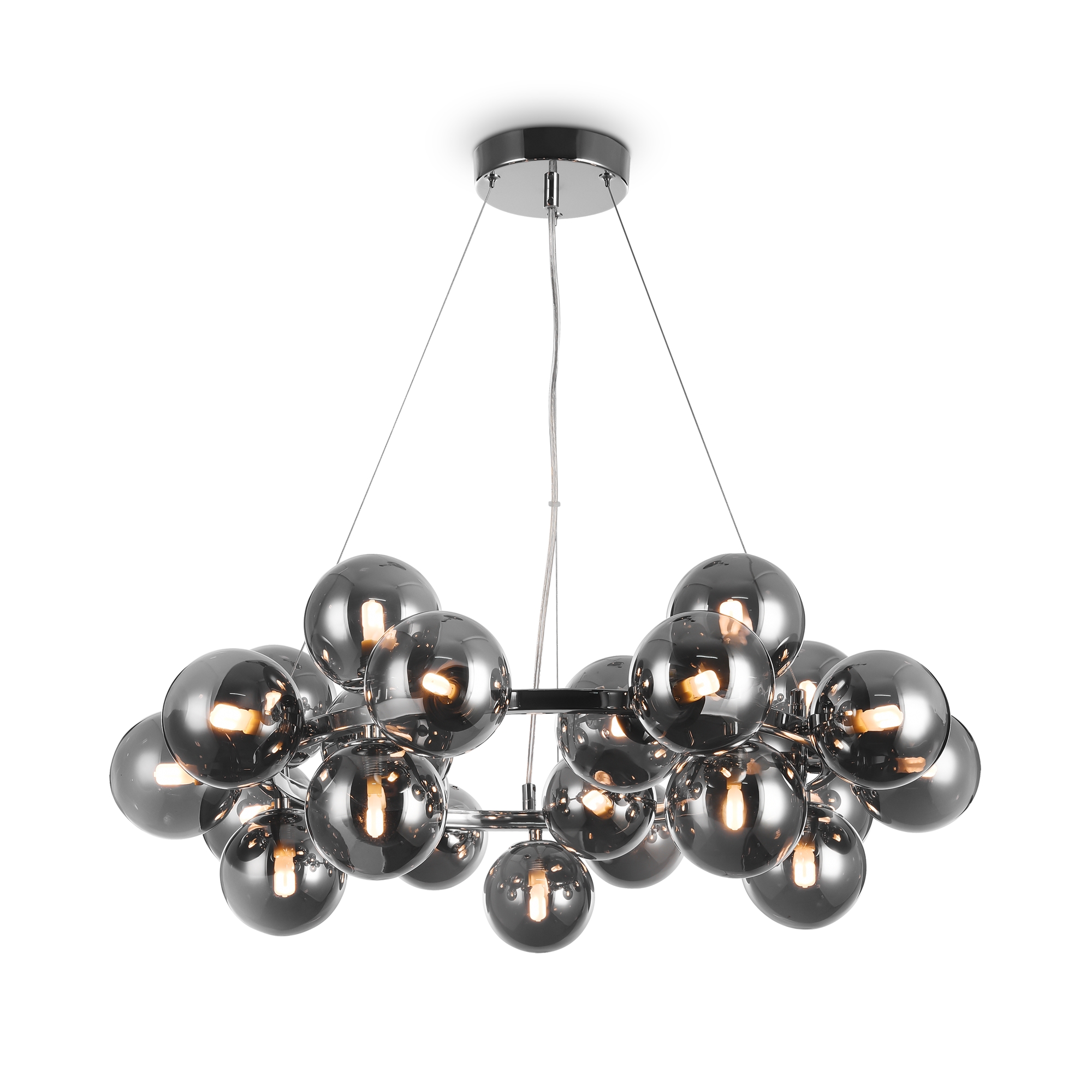 Produse - Corp de iluminat suspendat Dallas, Metal Crom, 28W, MAYTONI MOD548PL-25CH