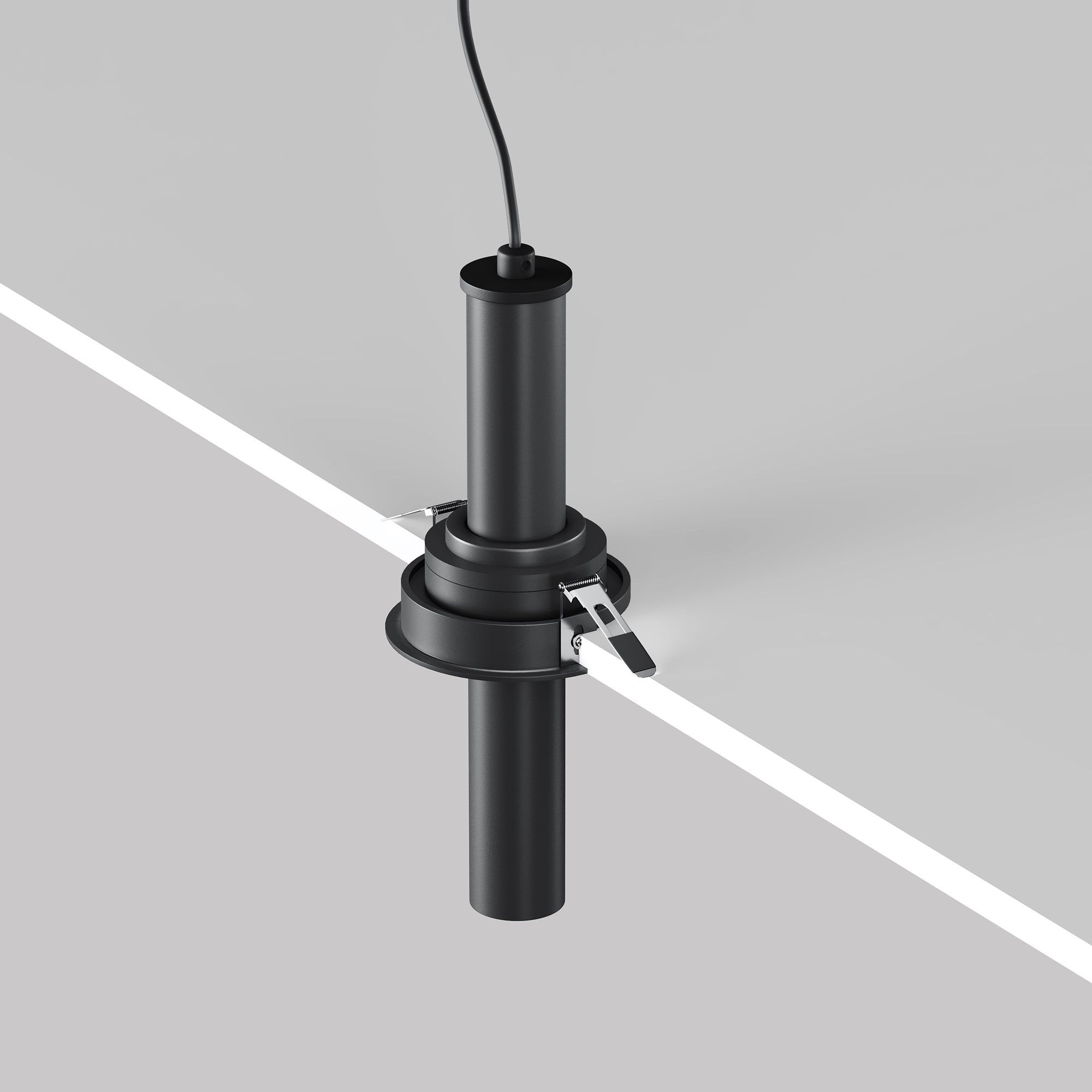 Corp de iluminat încastrat Focus T, Aluminiu Negru, 7W, MAYTONI C140RS-L200-7W3K-B [8]