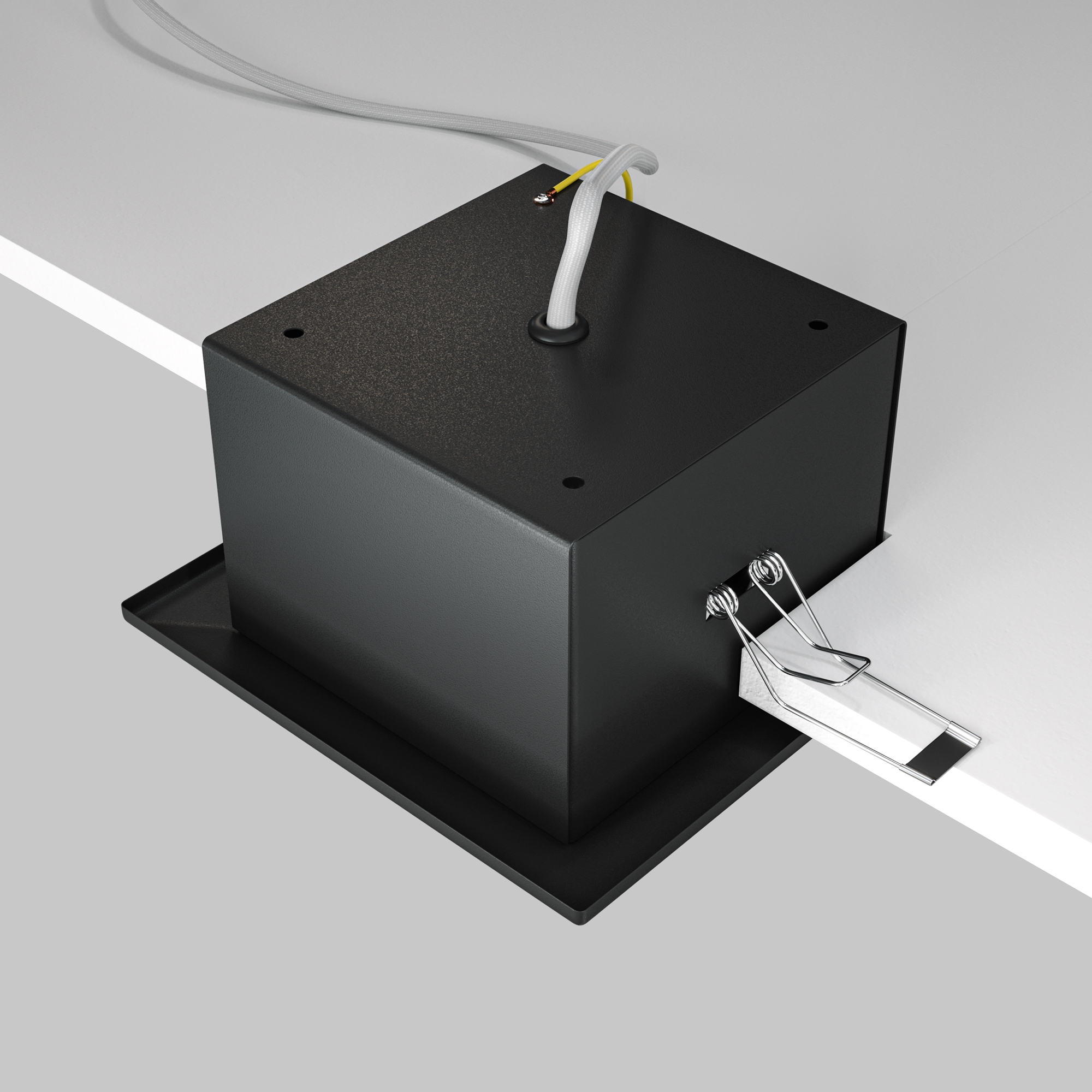 Corp de iluminat încastrat Metal Modern, Metal Negru, 10W, MAYTONI DL008-2-01-B [5]