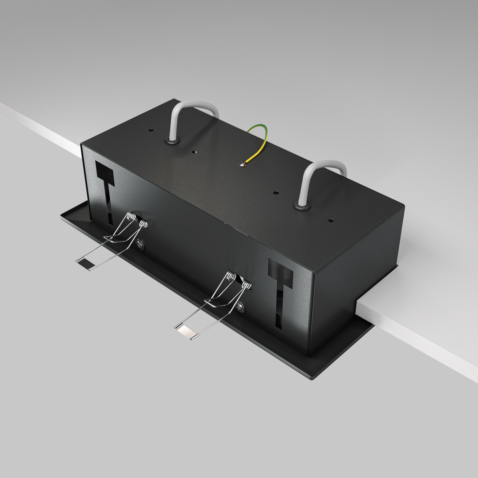 Corp de iluminat încastrat Metal Modern, Metal Negru, 10W, MAYTONI DL008-2-02-B [5]