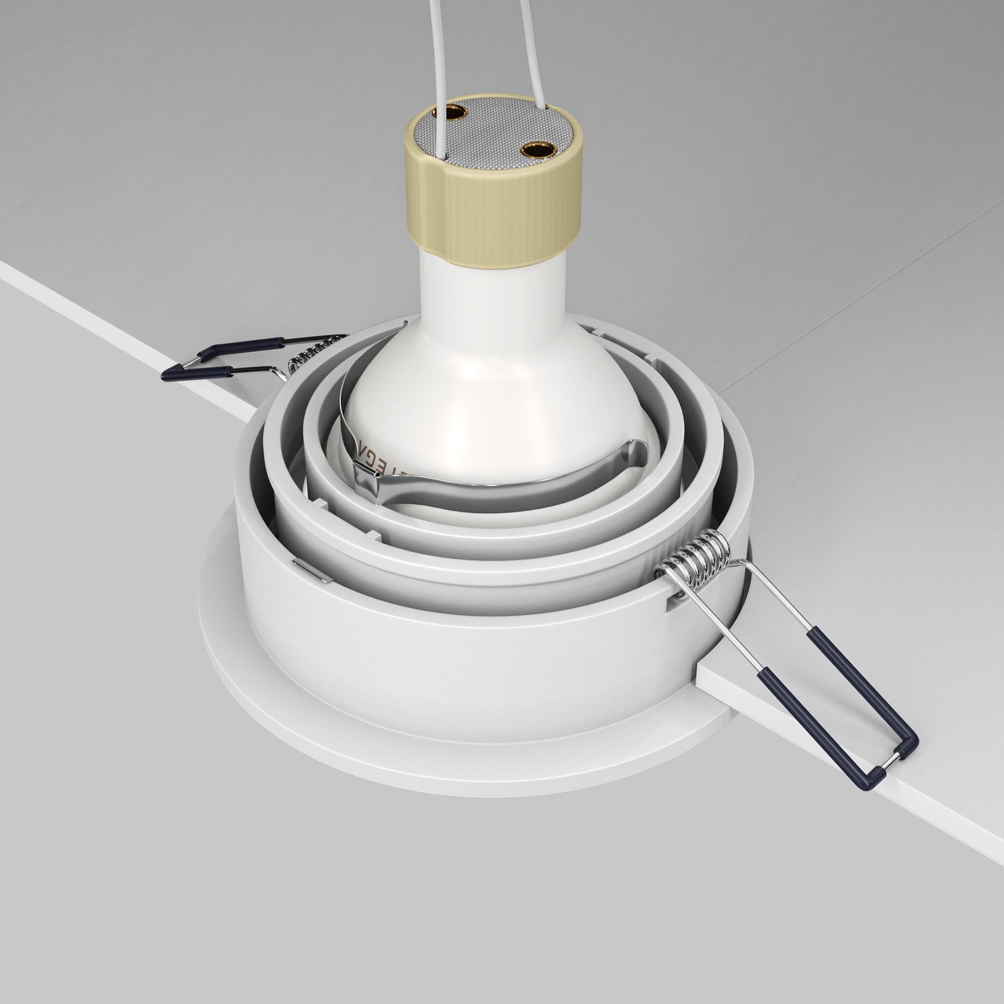 Corp de iluminat încastrat Atom, Aluminiu Alb, 10W, MAYTONI DL025-2-01W [6]
