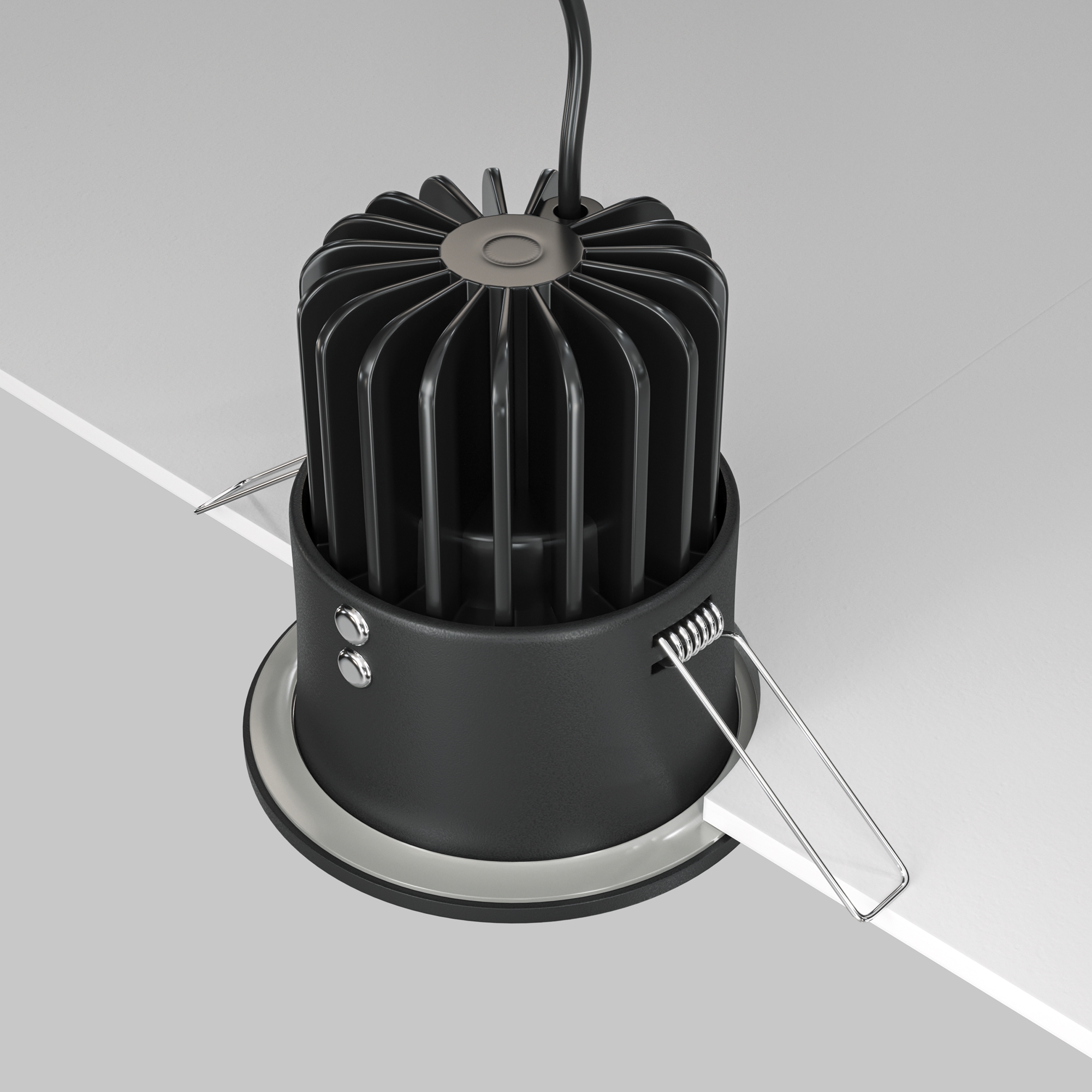 Corp de iluminat încastrat Zoom, Aluminiu Negru, 12W, MAYTONI DL034-L12W4K-D-B [6]