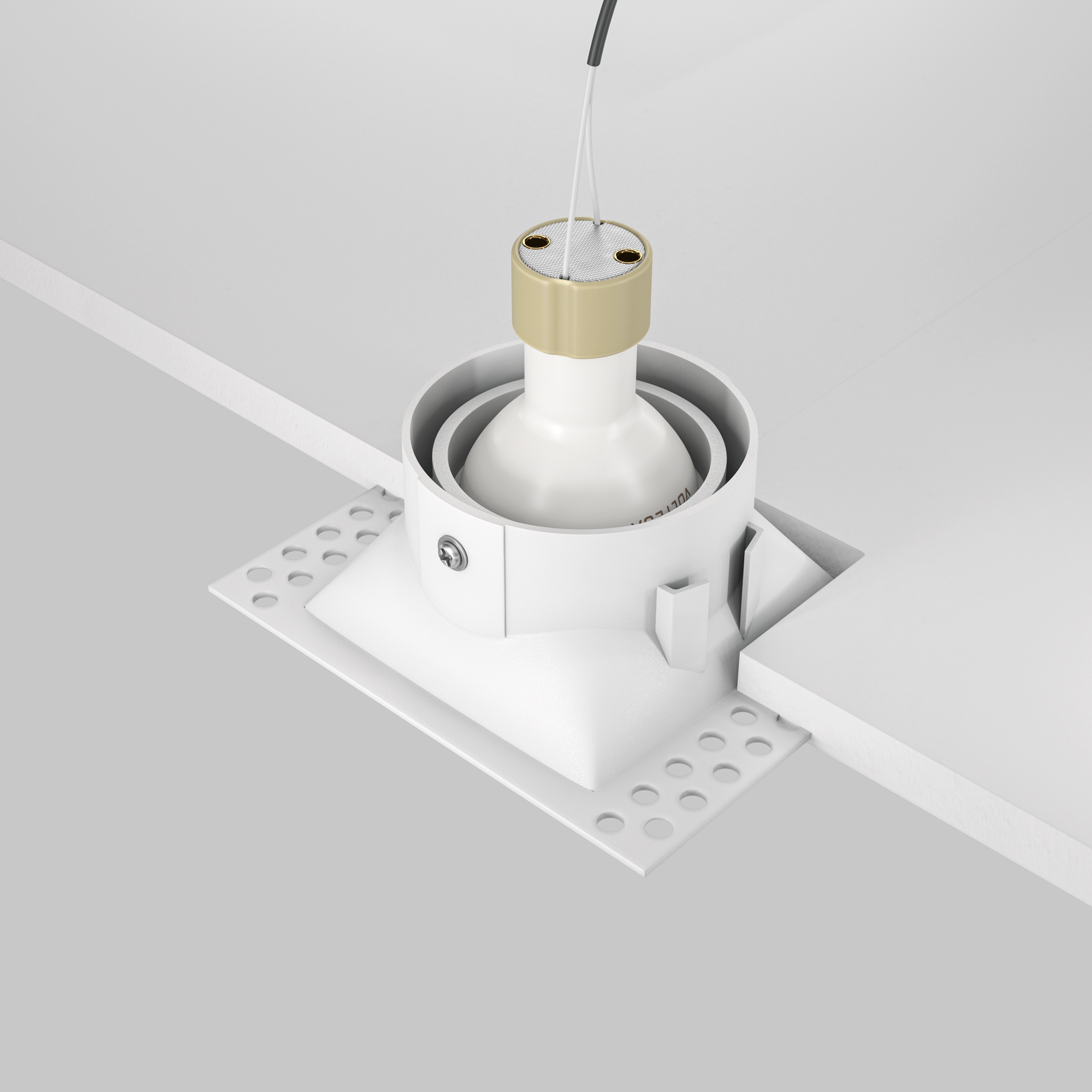 Corp de iluminat încastrat DOT, Aluminiu Alb, 10W, MAYTONI DL042-01-SQ-W [6]