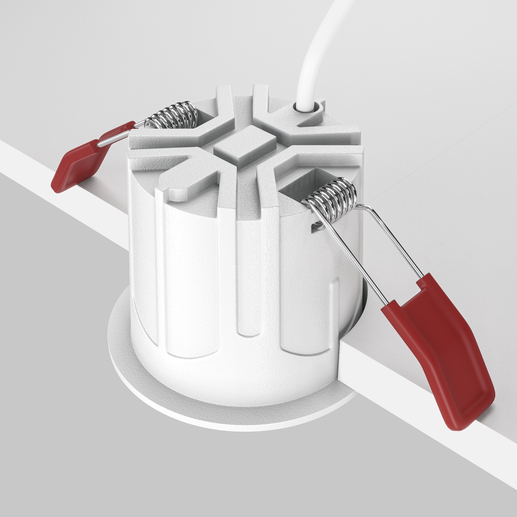 Corp de iluminat încastrat Alfa LED, Aluminiu Alb, 10W, MAYTONI DL043-01-10W2.7K-RD-W-DE [6]