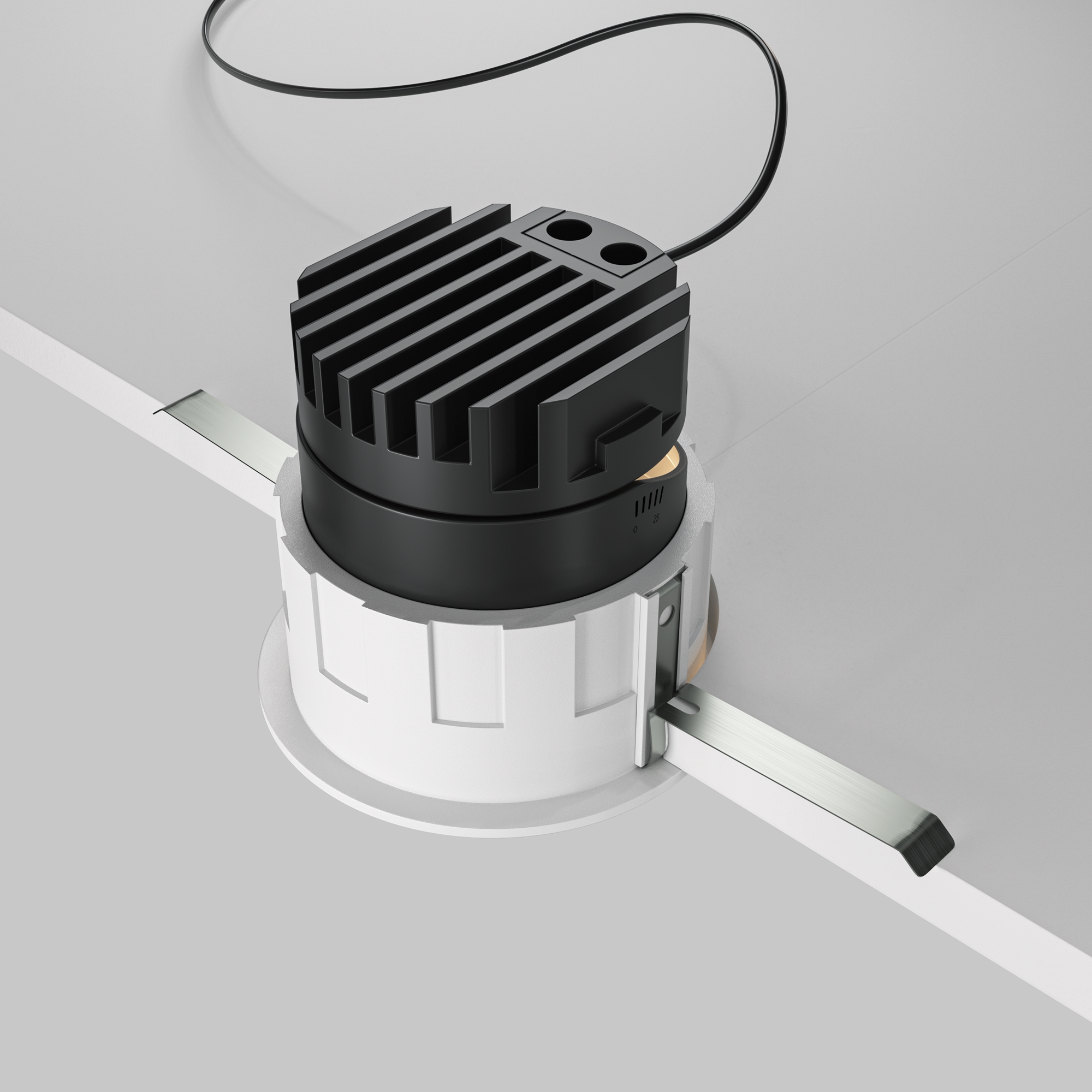 Corp de iluminat încastrat Wise, Aluminiu și plastic Alb, 10W, MAYTONI DL057-10W3K-W [10]