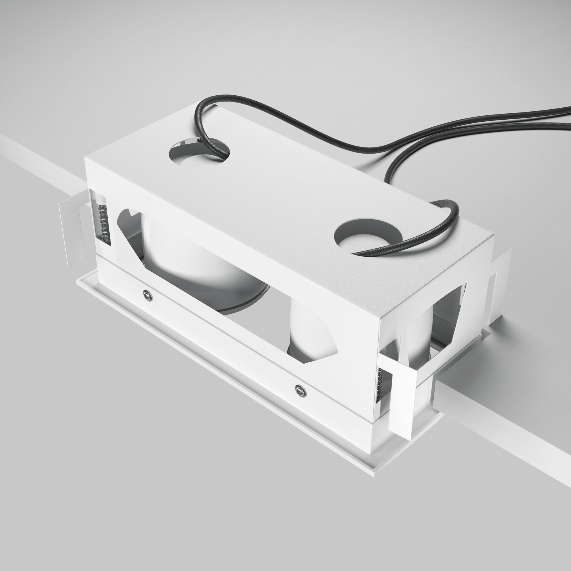 Corp de iluminat încastrat Metal Modern, Aluminiu, metal Alb, 20W, MAYTONI DL093-02-10W3K-W [7]