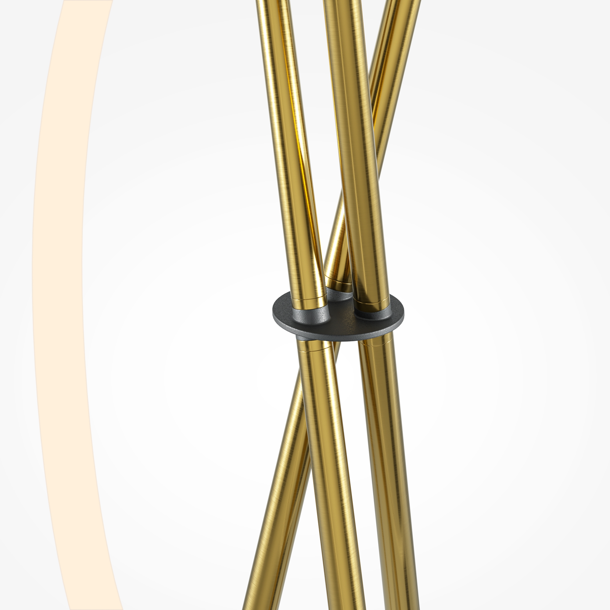 Lampadar CROCHET, Aluminiu Alamă, 36W, MAYTONI MOD369FL-L36BS3K [9]