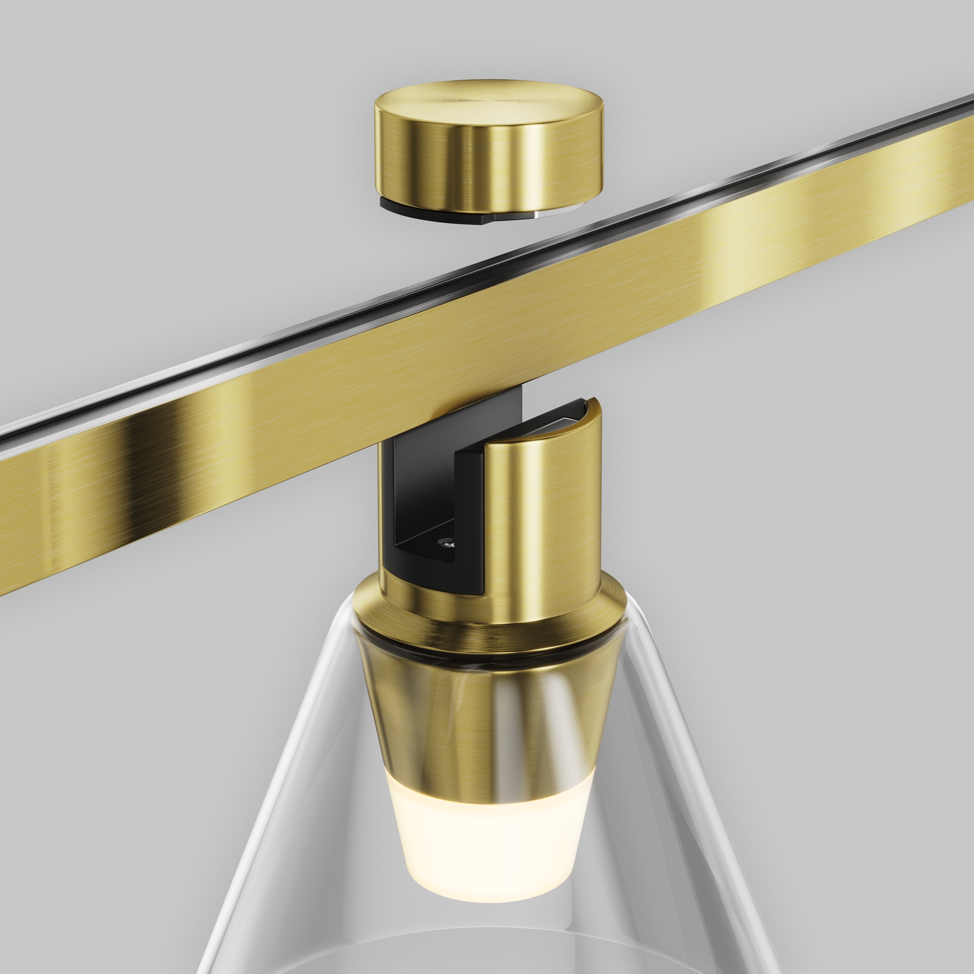 Corp de iluminat pe șină Bianca, Aluminiu Alamă, 3W, MAYTONI TR147-1-3W2.7K-BS-DE [8]