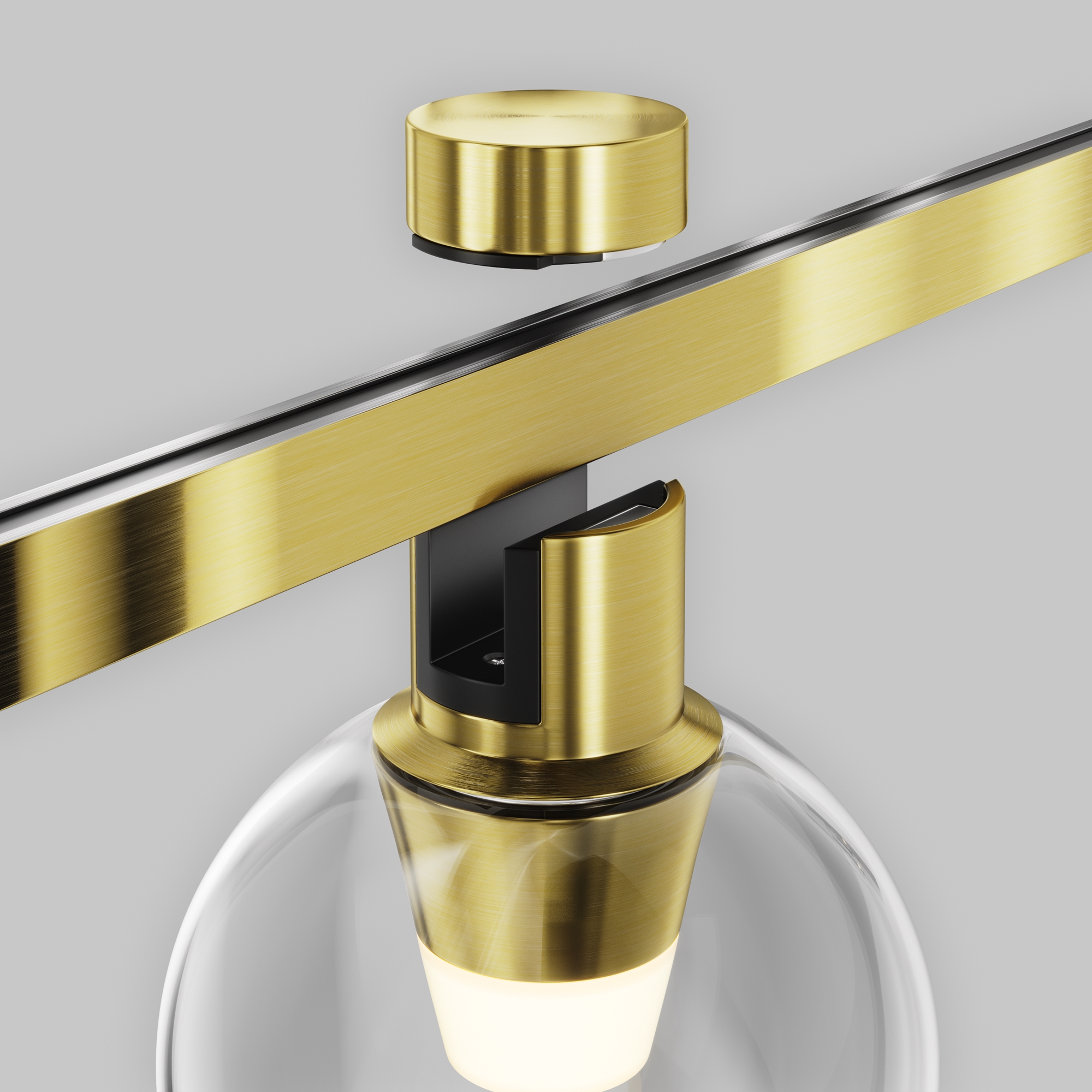 Corp de iluminat pe șină Bubble, Aluminiu Alamă, 3W, MAYTONI TR148-1-3W2.7K-BS-DE [8]
