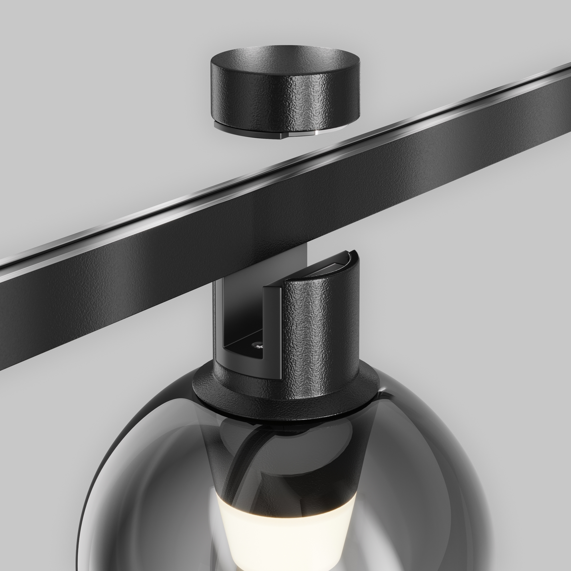 Corp de iluminat pe șină Bubble Negru Aluminiu 3W MAYTONI TR148-1-3W3K-B-DE [9]