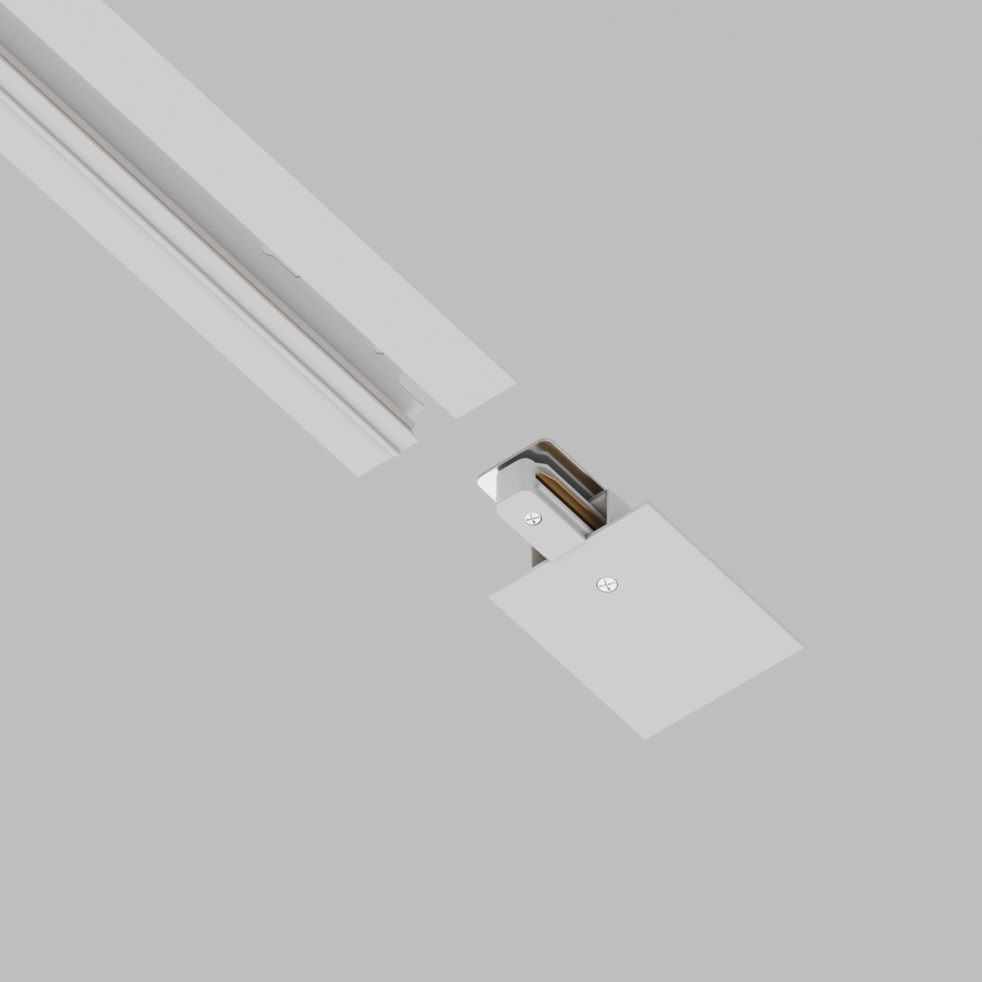 Componente sub tensiune pentru sisteme de iluminat Accesorii pentru șine Unity, Aluminiu Alb, -W, MAYTONI TRA002B-11W [5]