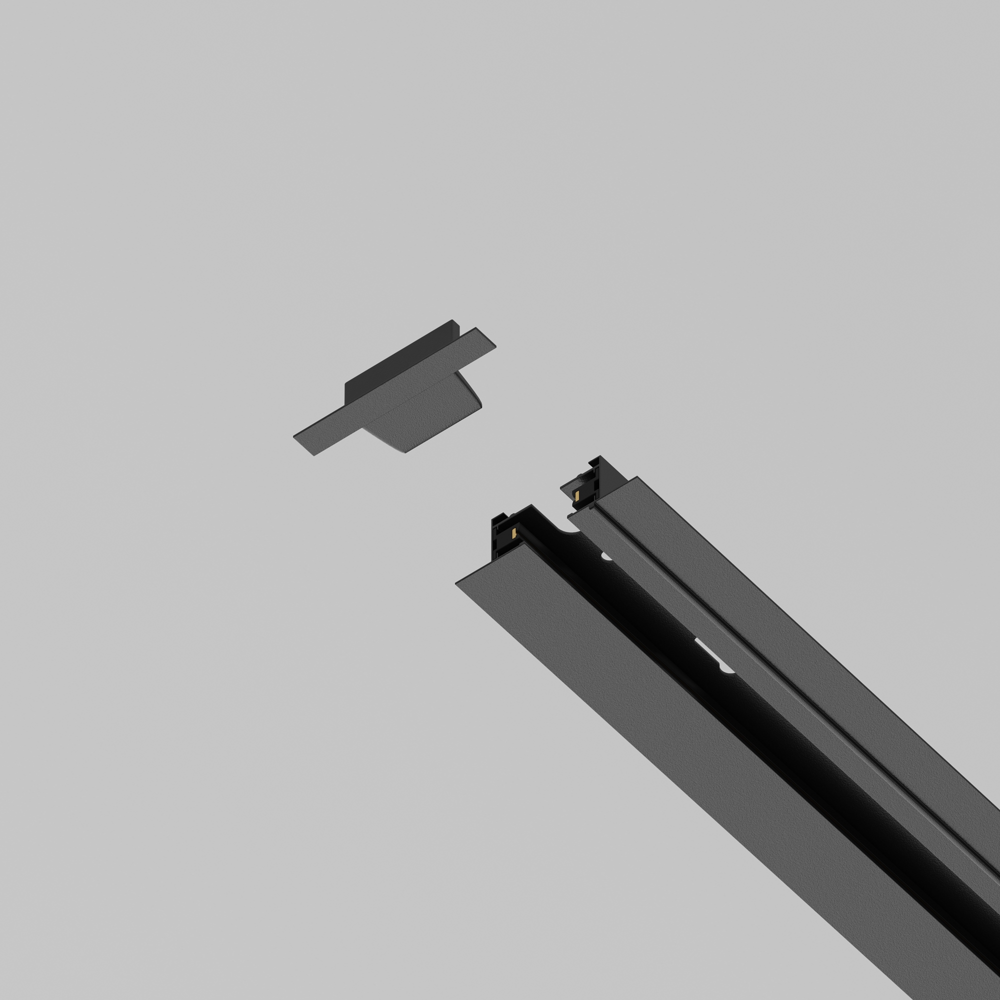 Componente sistem de șine încastrate Accesorii pentru șine Unity, Plastic Negru, -W, MAYTONI TRA002EC-11B [5]