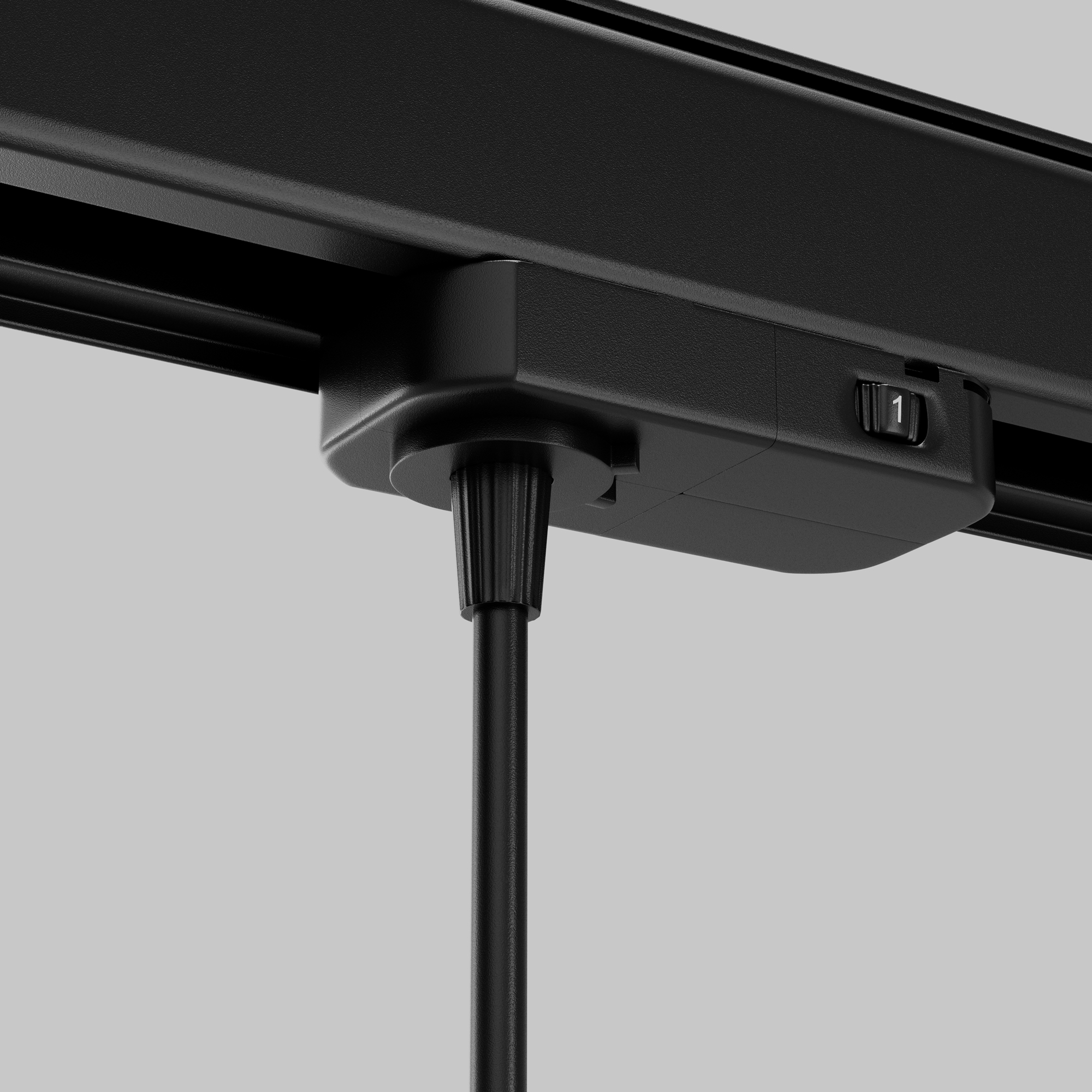 Componente sub tensiune pentru sisteme de iluminat Accesorii pentru șine Trinity Negru Plastic -W MAYTONI TRA005-3-A-B [5]