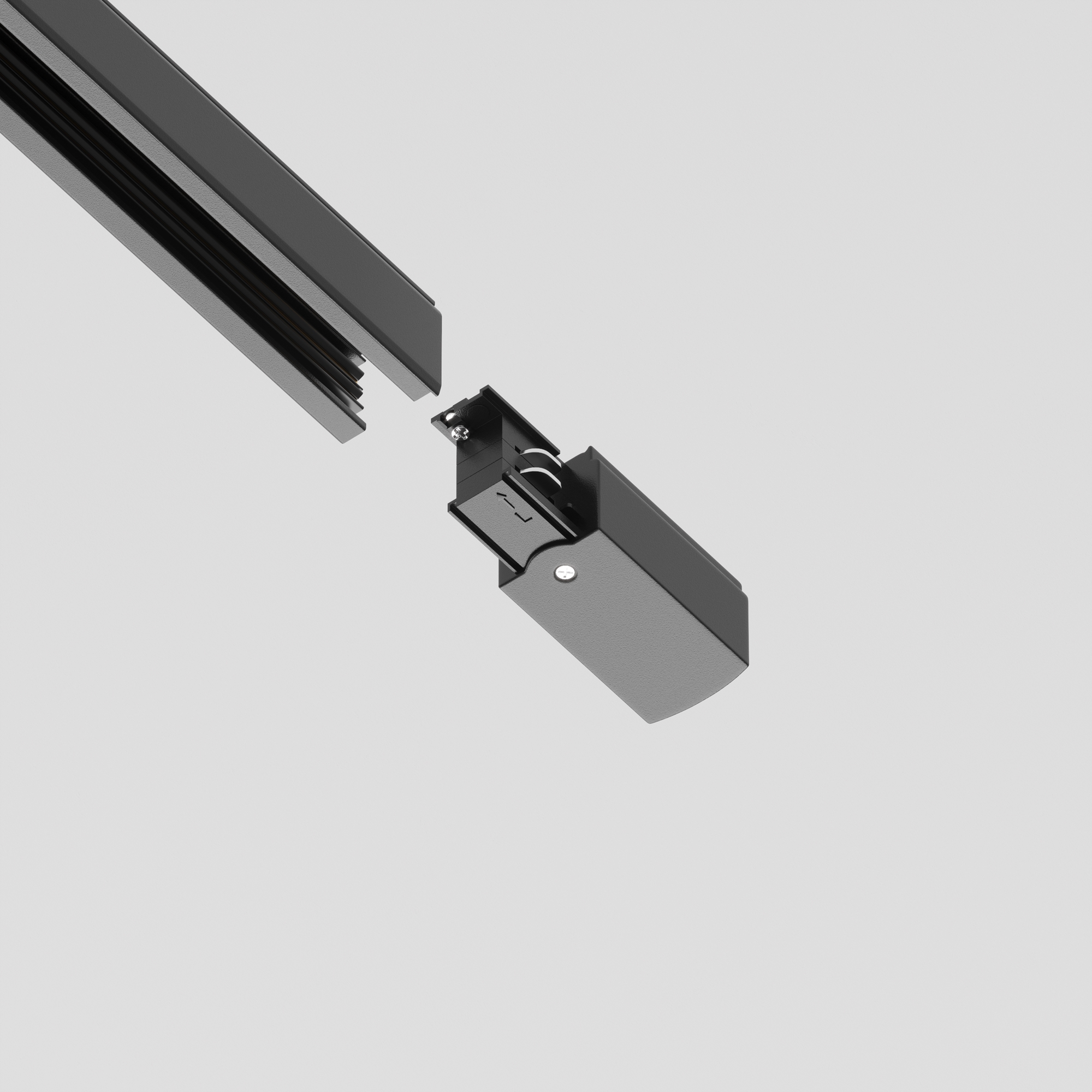 Componente sub tensiune pentru sisteme de iluminat Accesorii pentru șine Trinity, Plastic Negru, Maytoni TRA005B-31B-L [5]