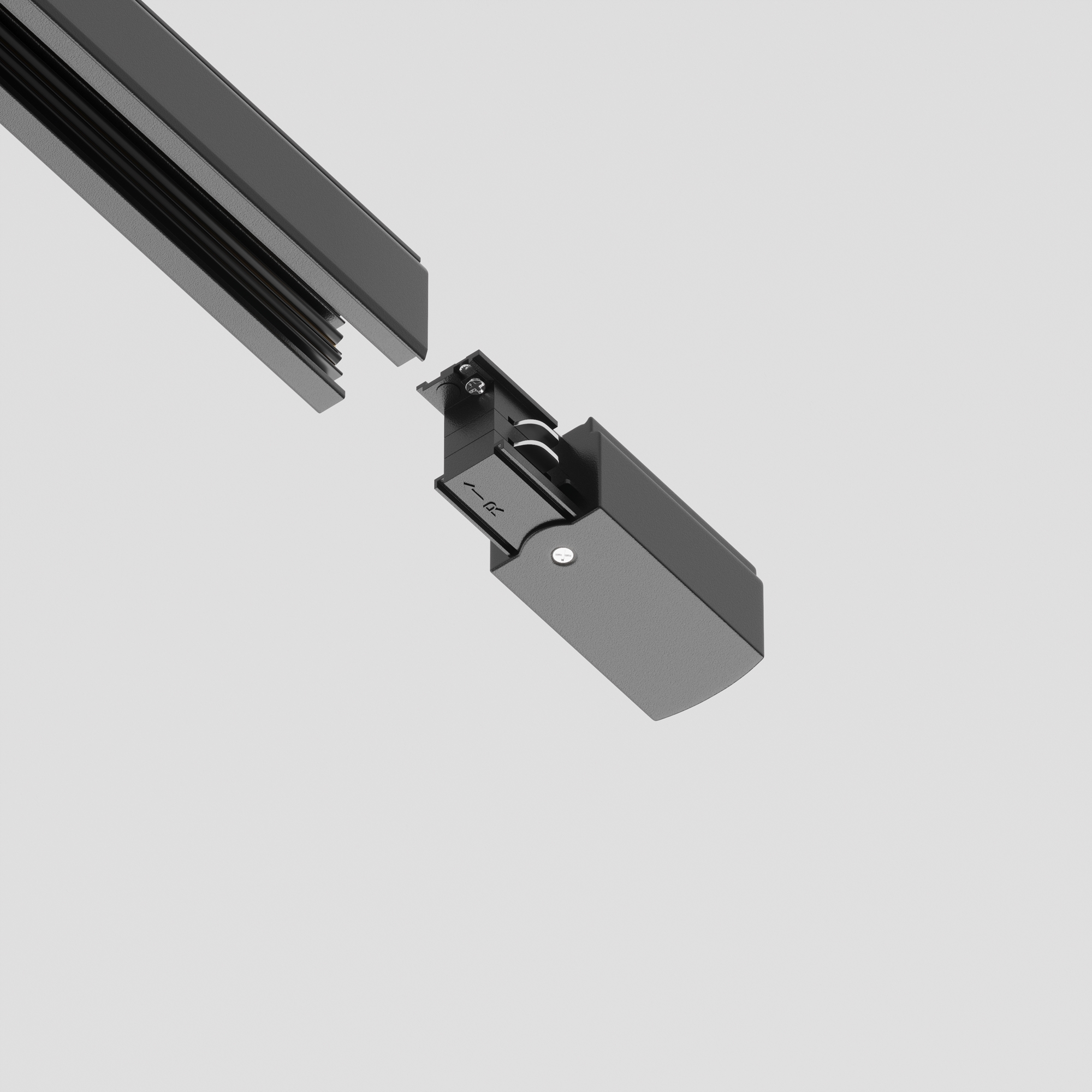 Componente sub tensiune pentru sisteme de iluminat Accesorii pentru șine Trinity, Plastic Negru, -W, MAYTONI TRA005B-31B-R [6]