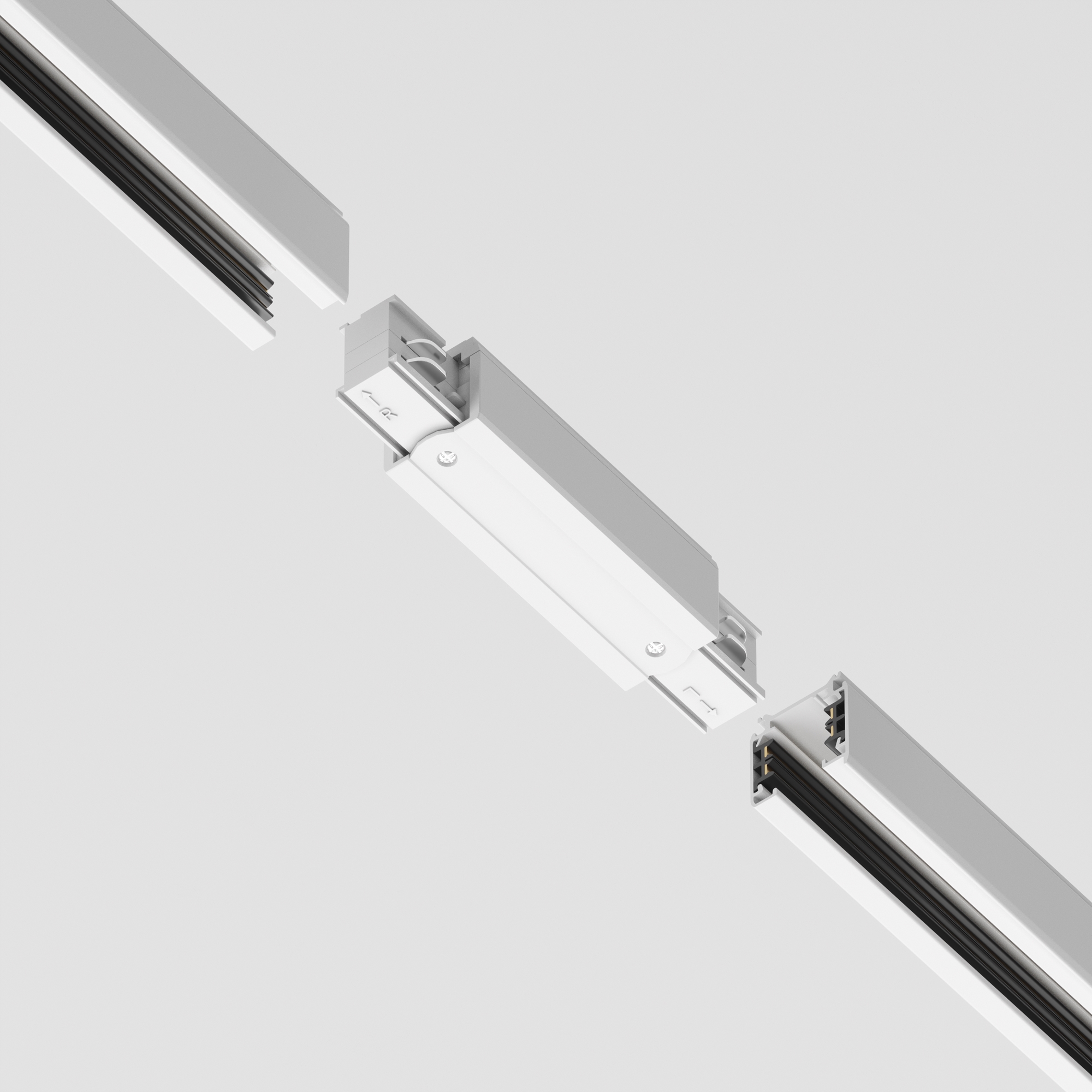 Componente sub tensiune pentru sisteme de iluminat Accesorii pentru șine Trinity, Plastic Alb, -W, MAYTONI TRA005C-31W [5]