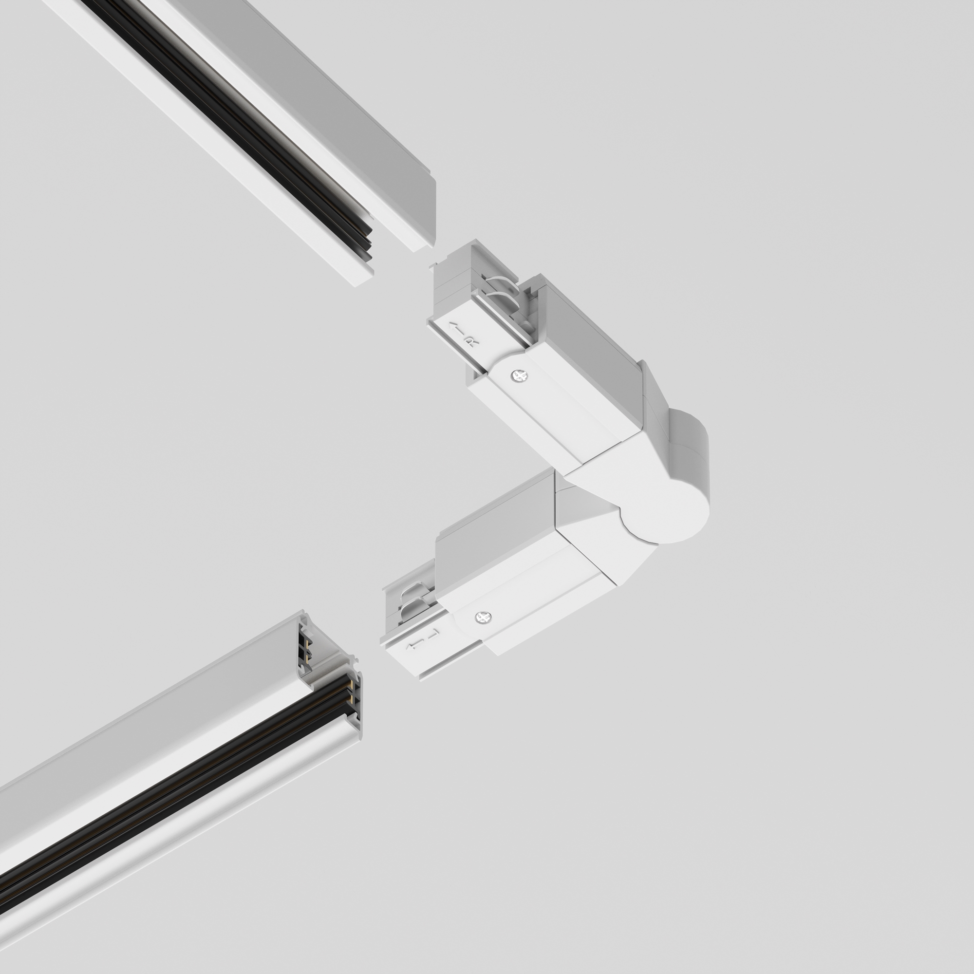 Componente sub tensiune pentru sisteme de iluminat Accesorii pentru șine Trinity, Plastic Alb, -W, MAYTONI TRA005CS-31W [5]