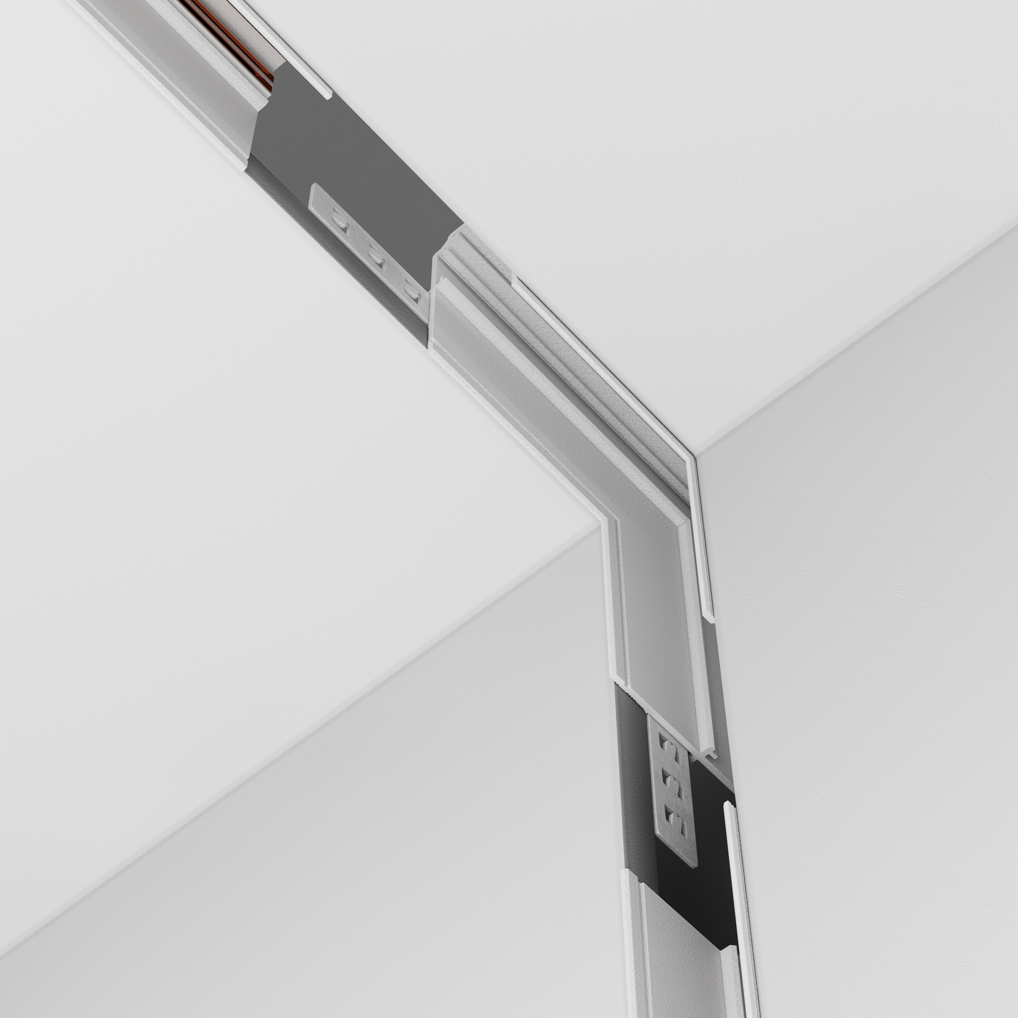 Componente sistem de șine încastrate Accesorii pentru șine Exility, Aluminiu Alb, -W, MAYTONI TRA034ICL-42.12W [5]