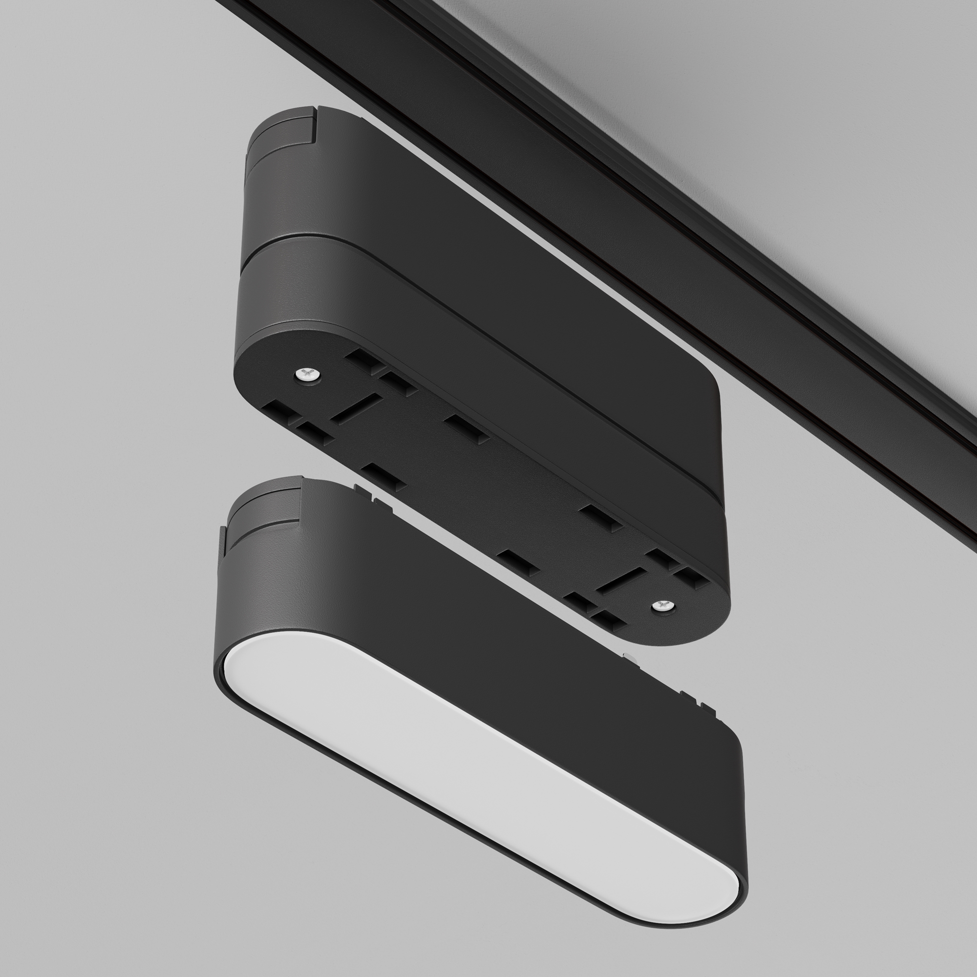 Componente pentru iluminat pe șină Accesorii pentru șine Radity, Plastic Negru, Maytoni TRA084FC-11SB [6]
