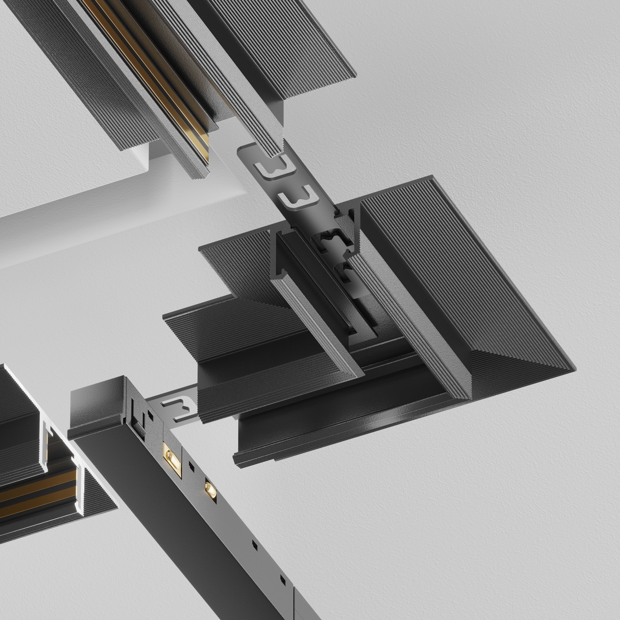 Componente pentru sistem de șină Accessories for tracks Tenity Negru Aluminiu -W MAYTONI TRA239CLS-42.12B [5]