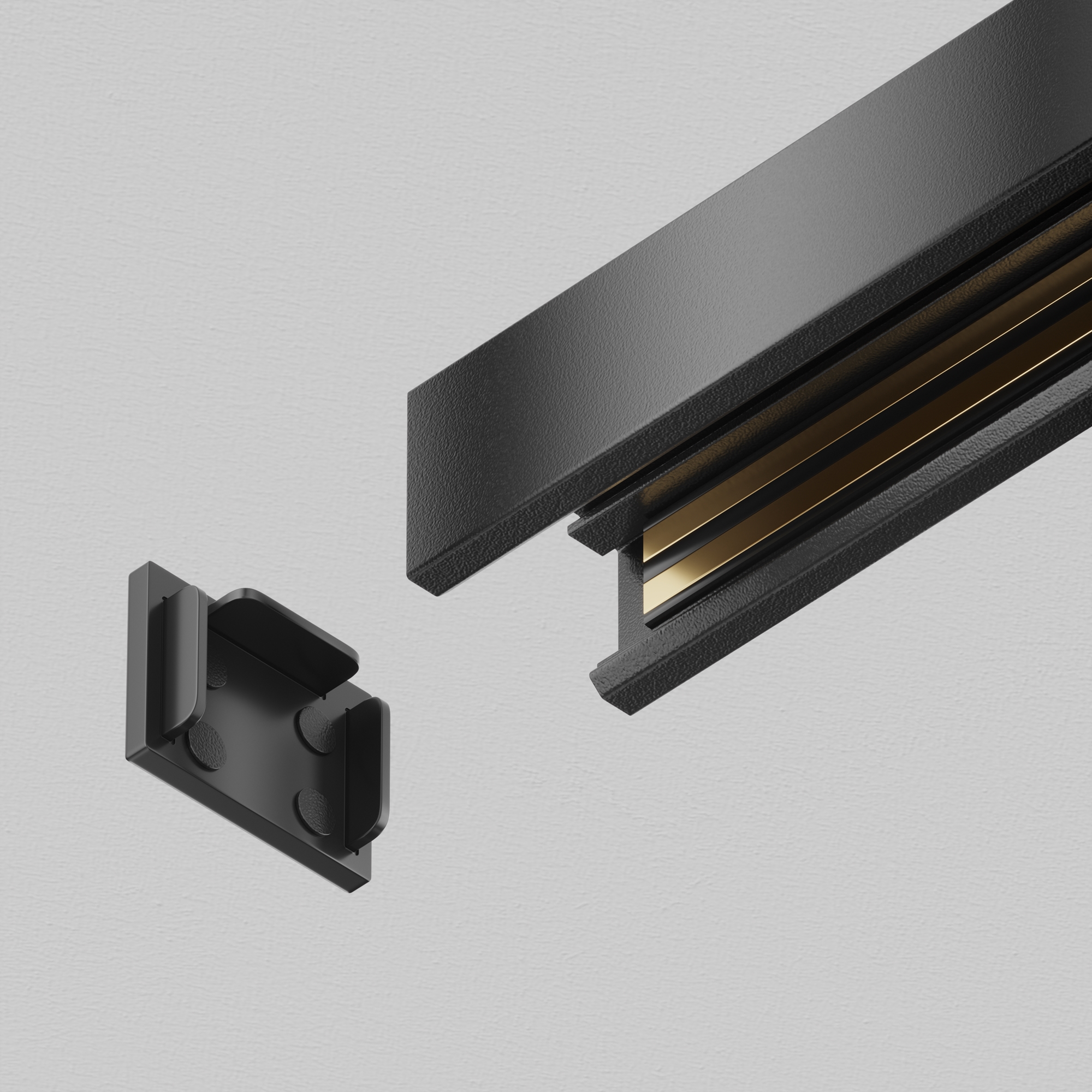 Componente pentru sistem de șină Accessories for tracks Tenity Negru Aluminiu -W MAYTONI TRA239EC-41B [5]