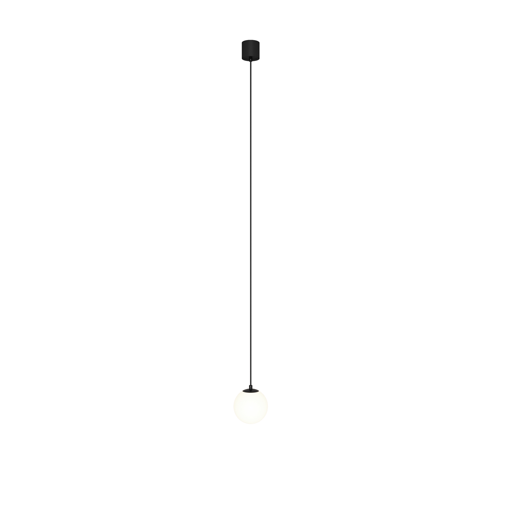 Produse - Corp de iluminat suspendat Lună, Aluminiu și plastic Negru și alb, 5W, MAYTONI P039PL-5W4K-10-B