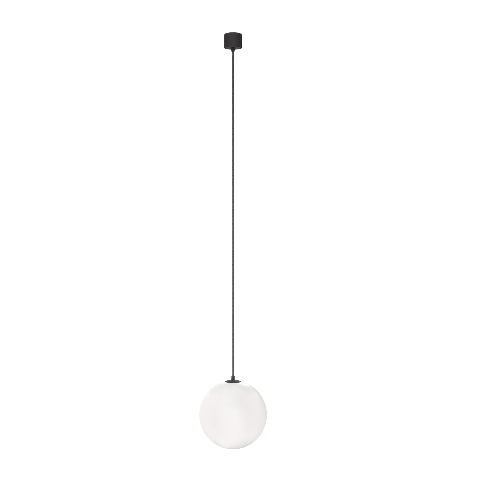 Produse - Corp de iluminat suspendat Lună, Aluminiu și plastic Negru și alb, 5W, MAYTONI P039PL-5W4K-20-B