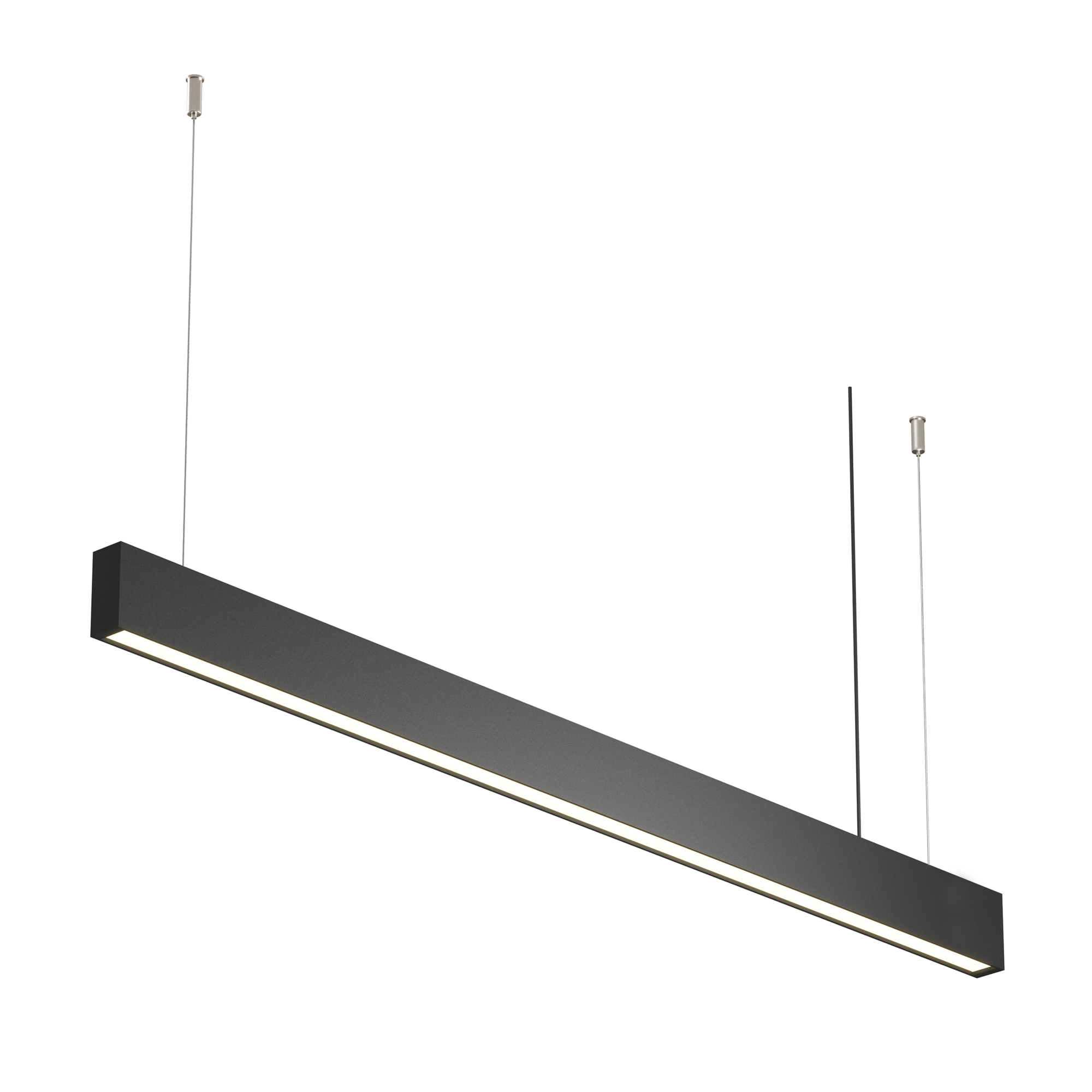 Produse - Corp de iluminat suspendat BASIS, Aluminiu Negru, 36W, MAYTONI P051PL-36W2.7-6K-B