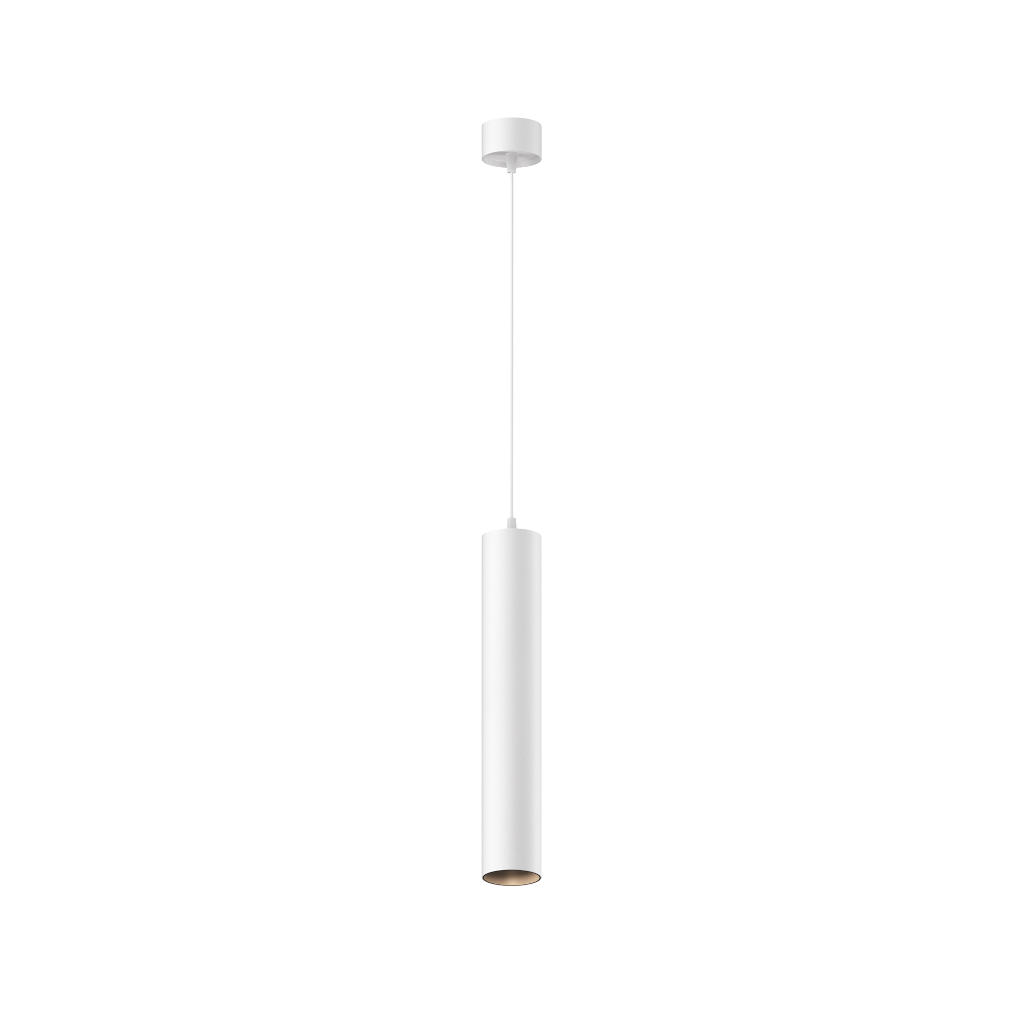 Pendule - Corp de iluminat suspendat Focus LED, Aluminiu Alb, 12W, MAYTONI P072PL-L12W4K-1