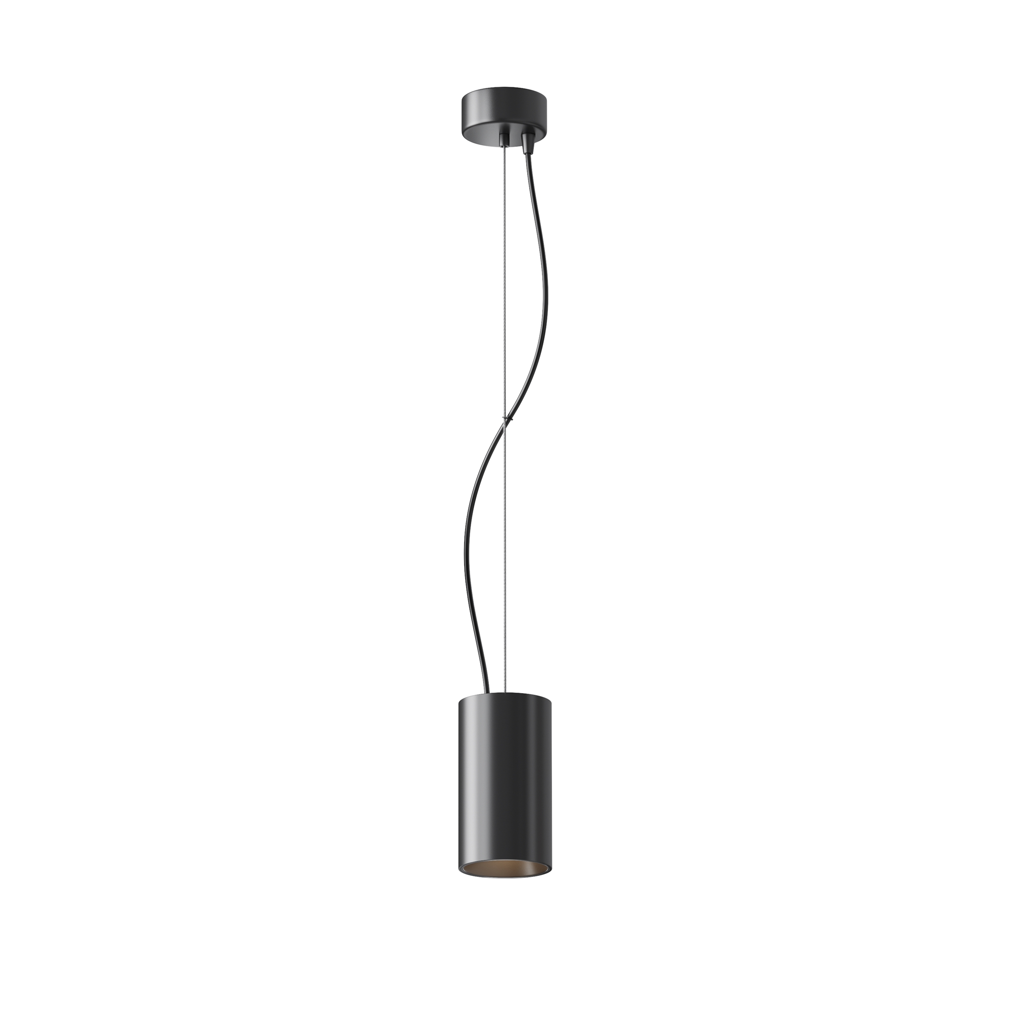 Produse - Corp de iluminat suspendat Efir, Aluminiu Negru, 15W, MAYTONI P089PL-15W3K-B