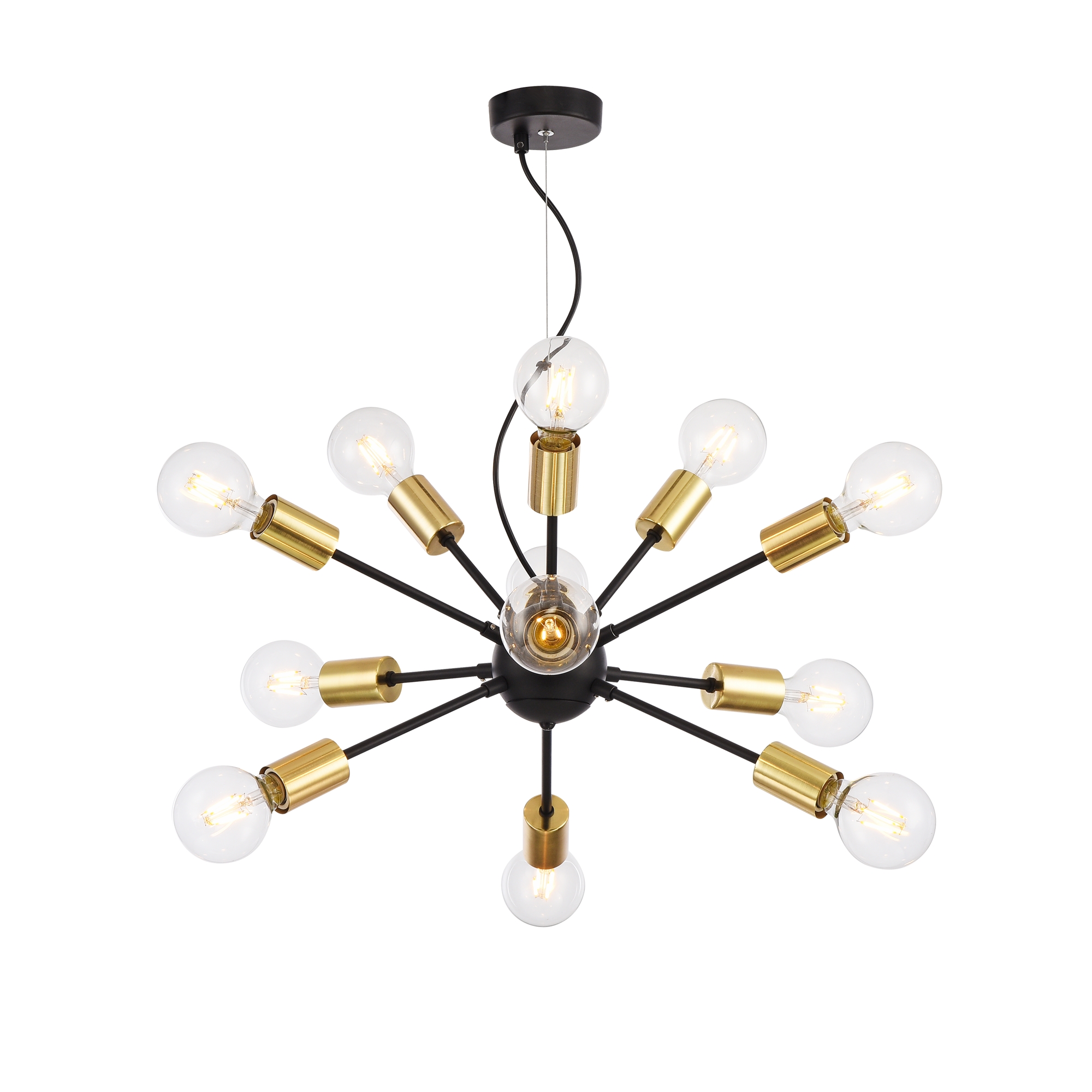 Promotii - Corp de iluminat suspendat Jackson, Metal Negru, 7W, MAYTONI T546PL-12B
