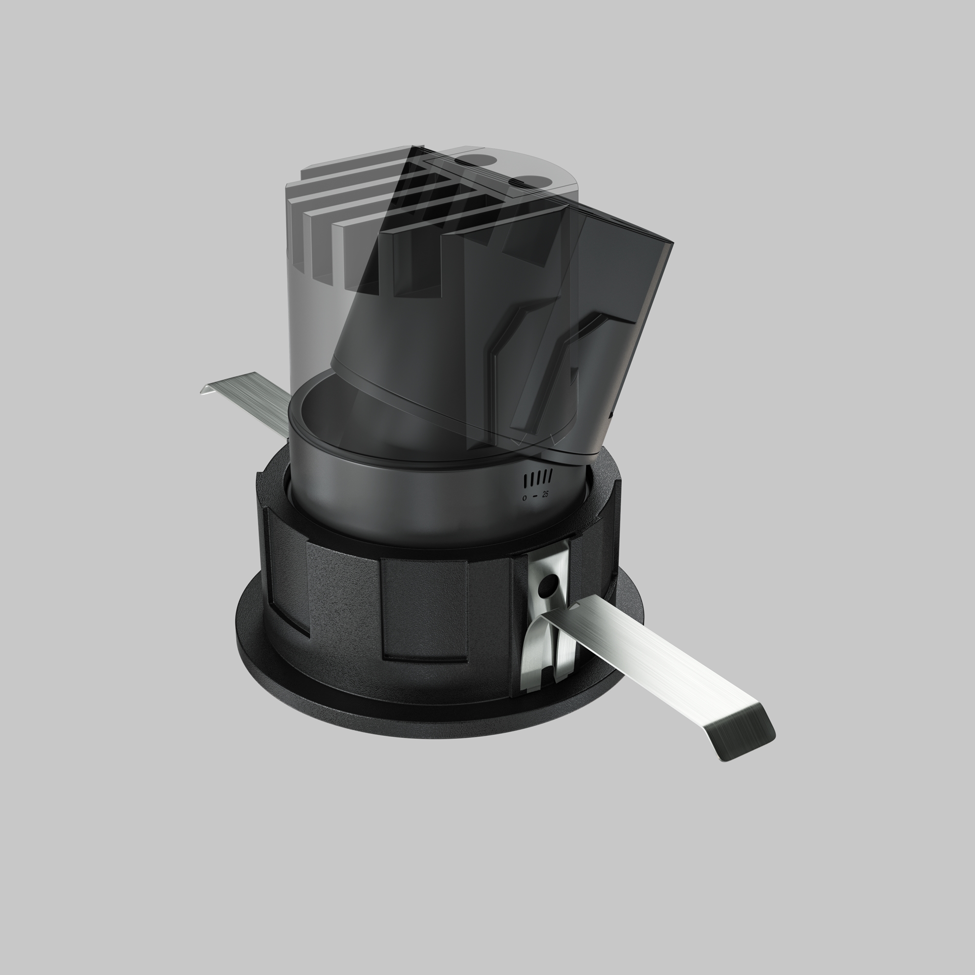 Corp de iluminat încastrat Wise, Aluminiu și plastic Negru, 7W, MAYTONI DL057-7W3K-B [9]